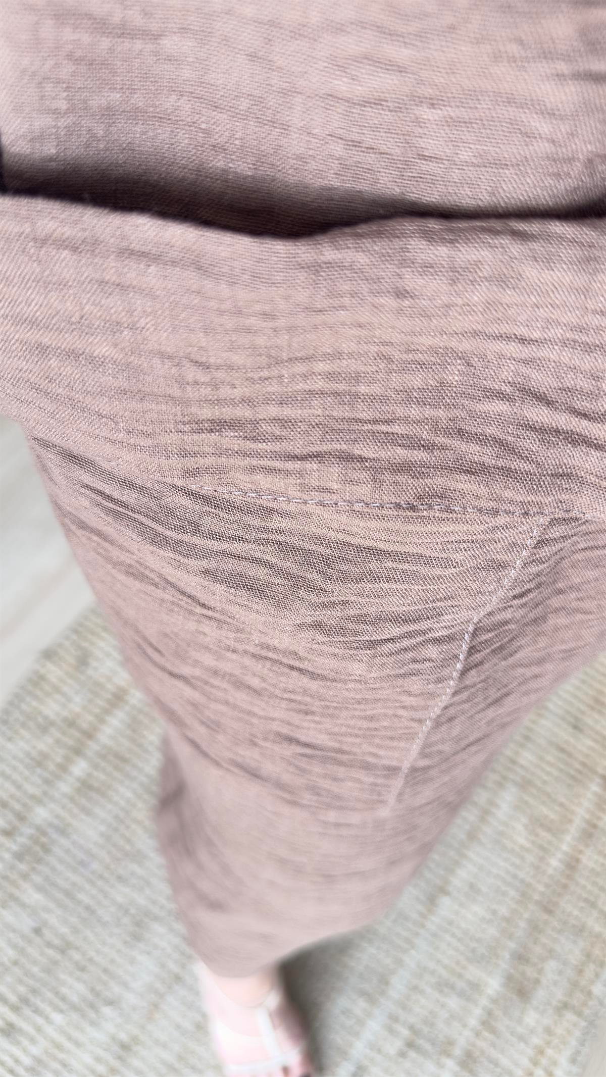 Rita Kargo Cep Kahve Elbise
