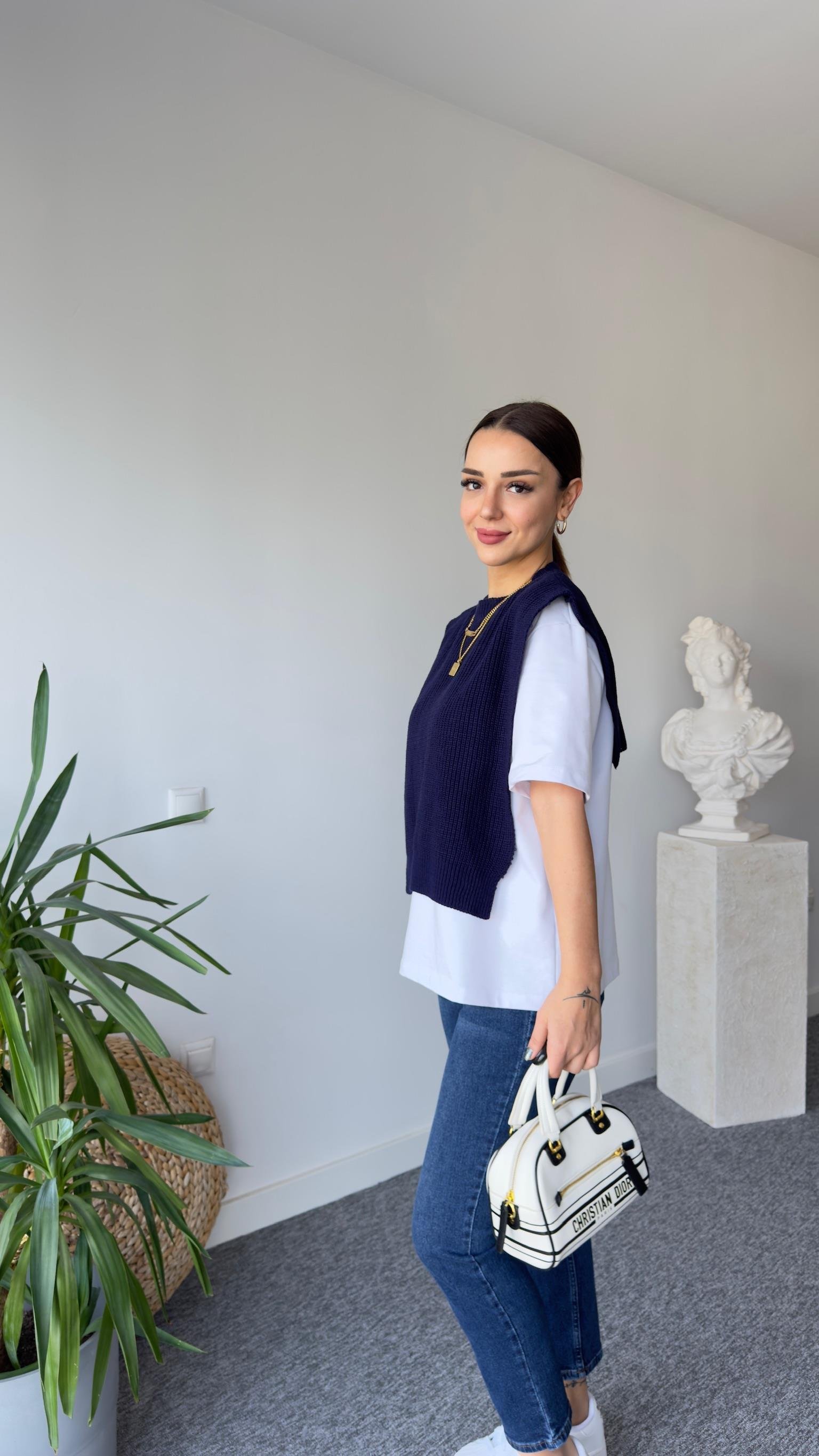 Zra Model Süveter Detaylı Bluz