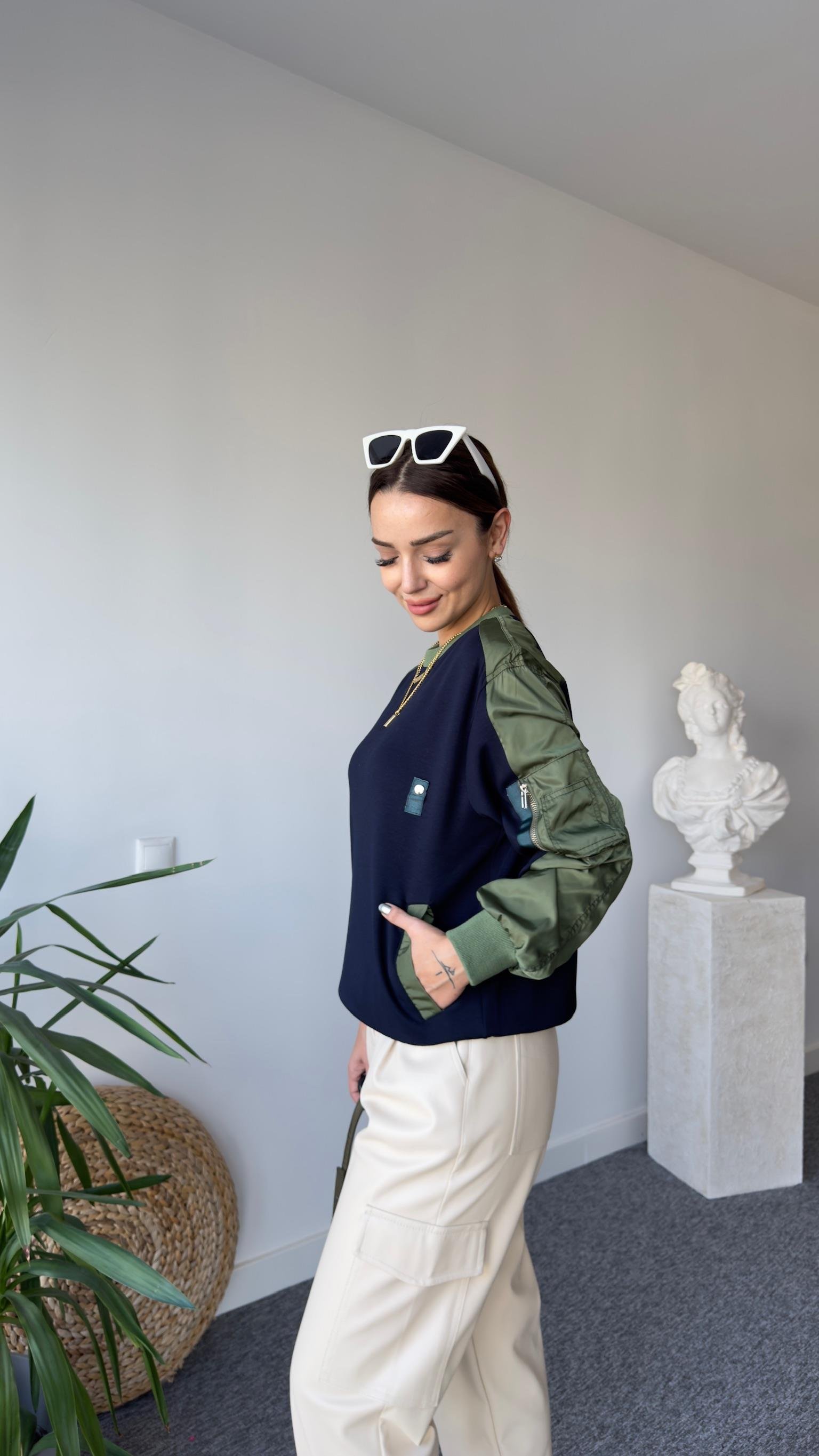 Cerni Paraşüt Detay Modal Tasarım Sweat