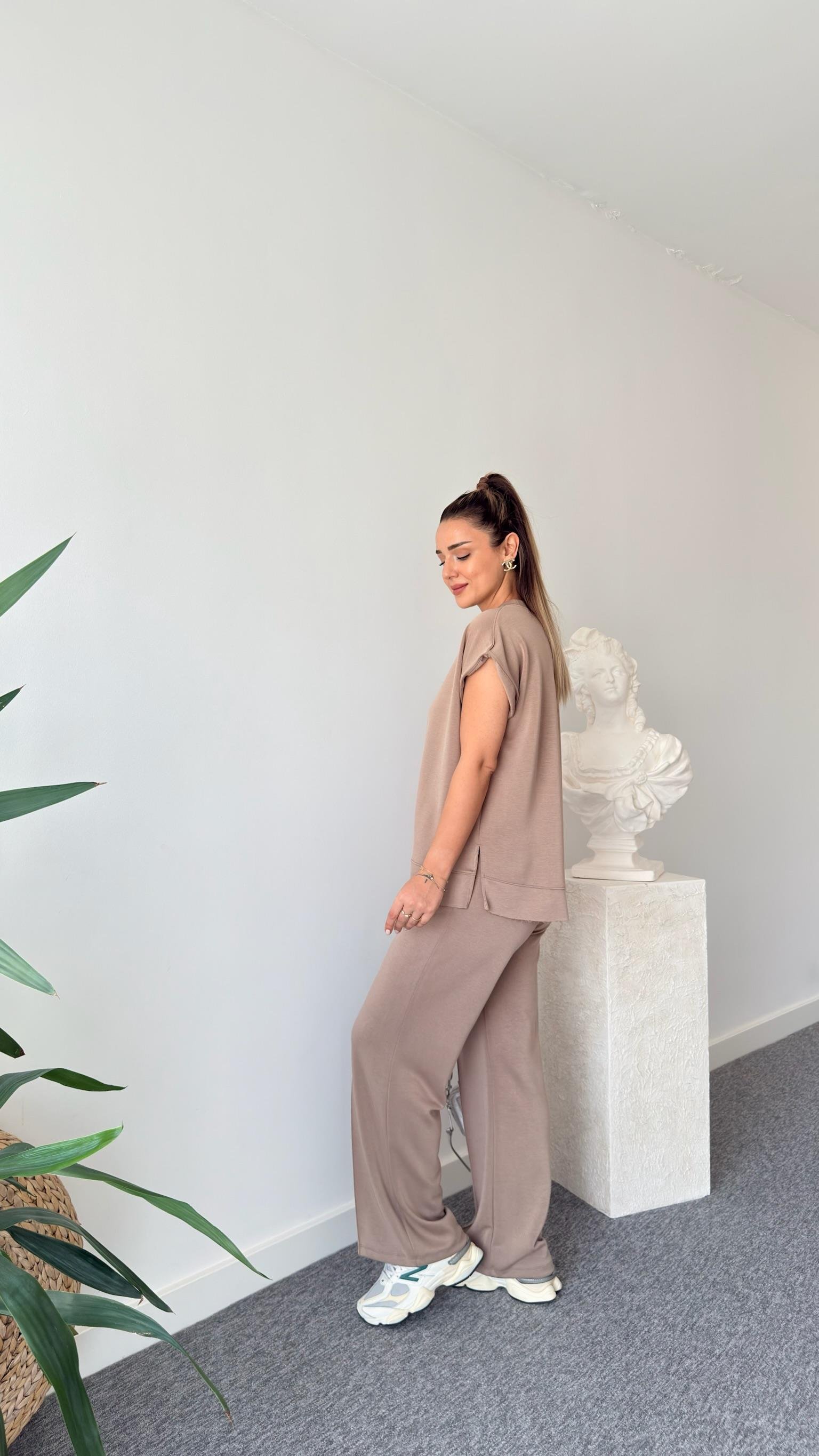 Vizon Waid Taş Detaylı Modal Takım