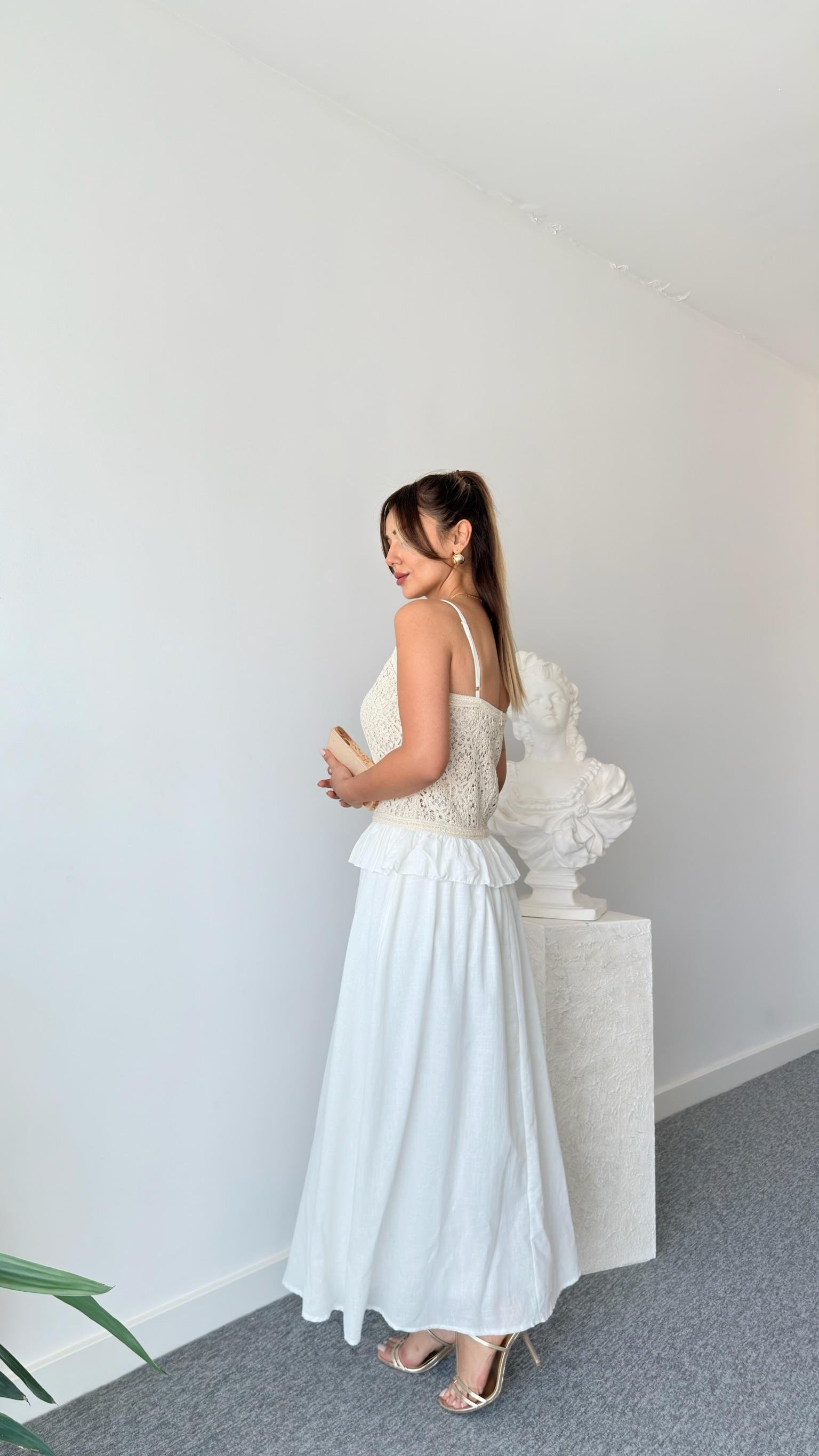 Dantel Garnili Marka Model Keten Elbise 