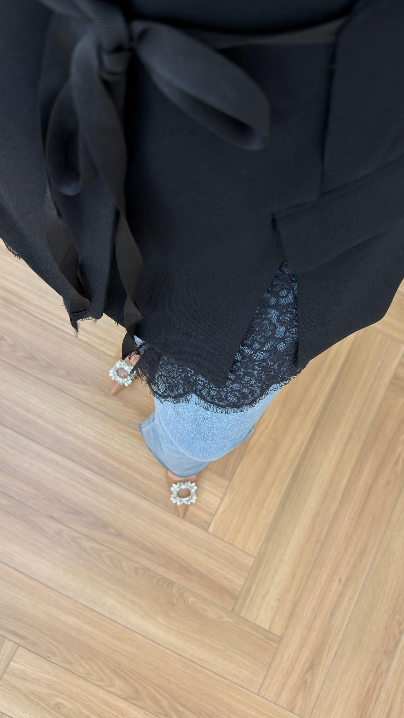 Viella Dantel Detaylı Orj Model Blazer