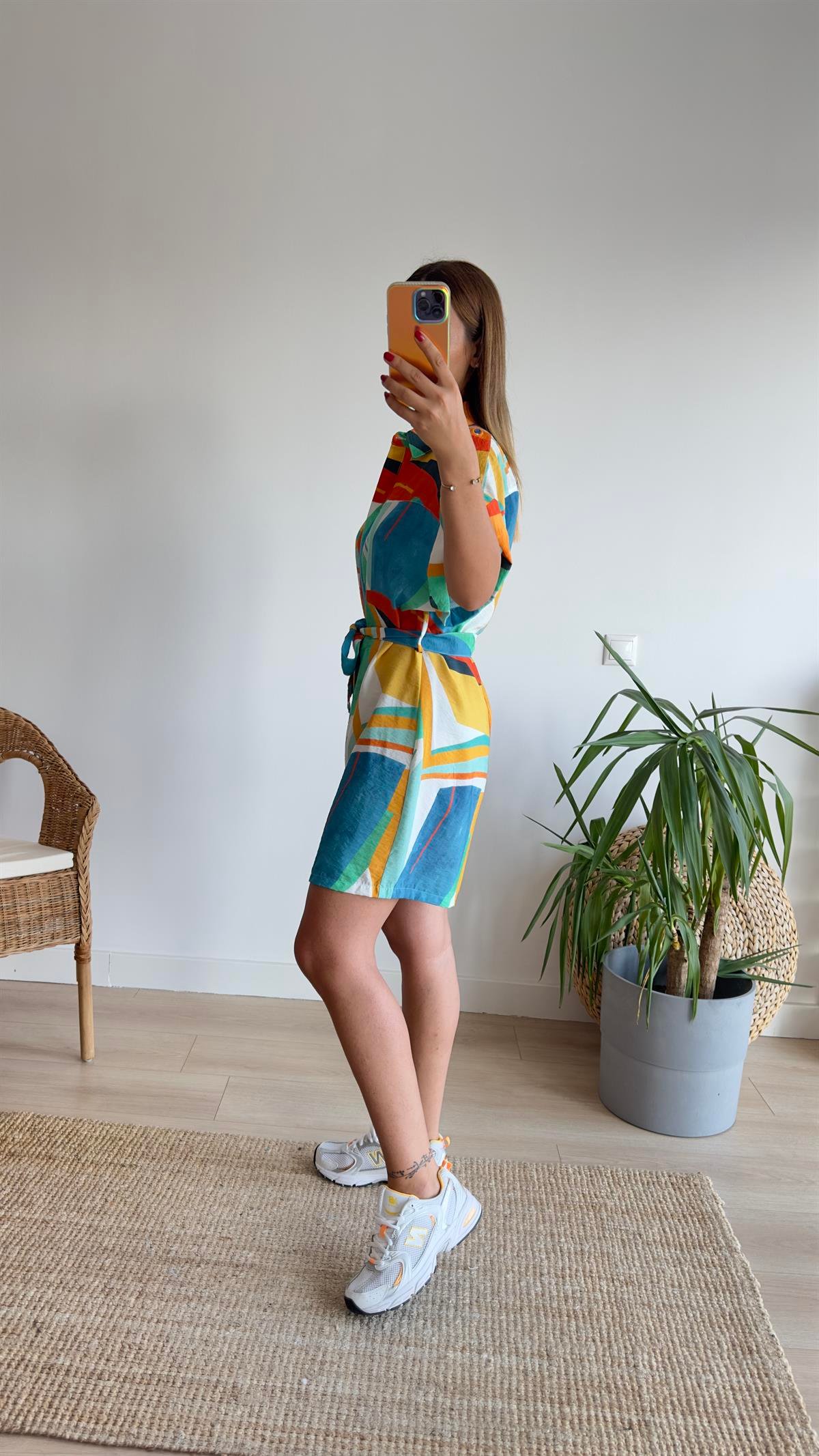 Marka Model Lilyum Renkli Şort Tulum