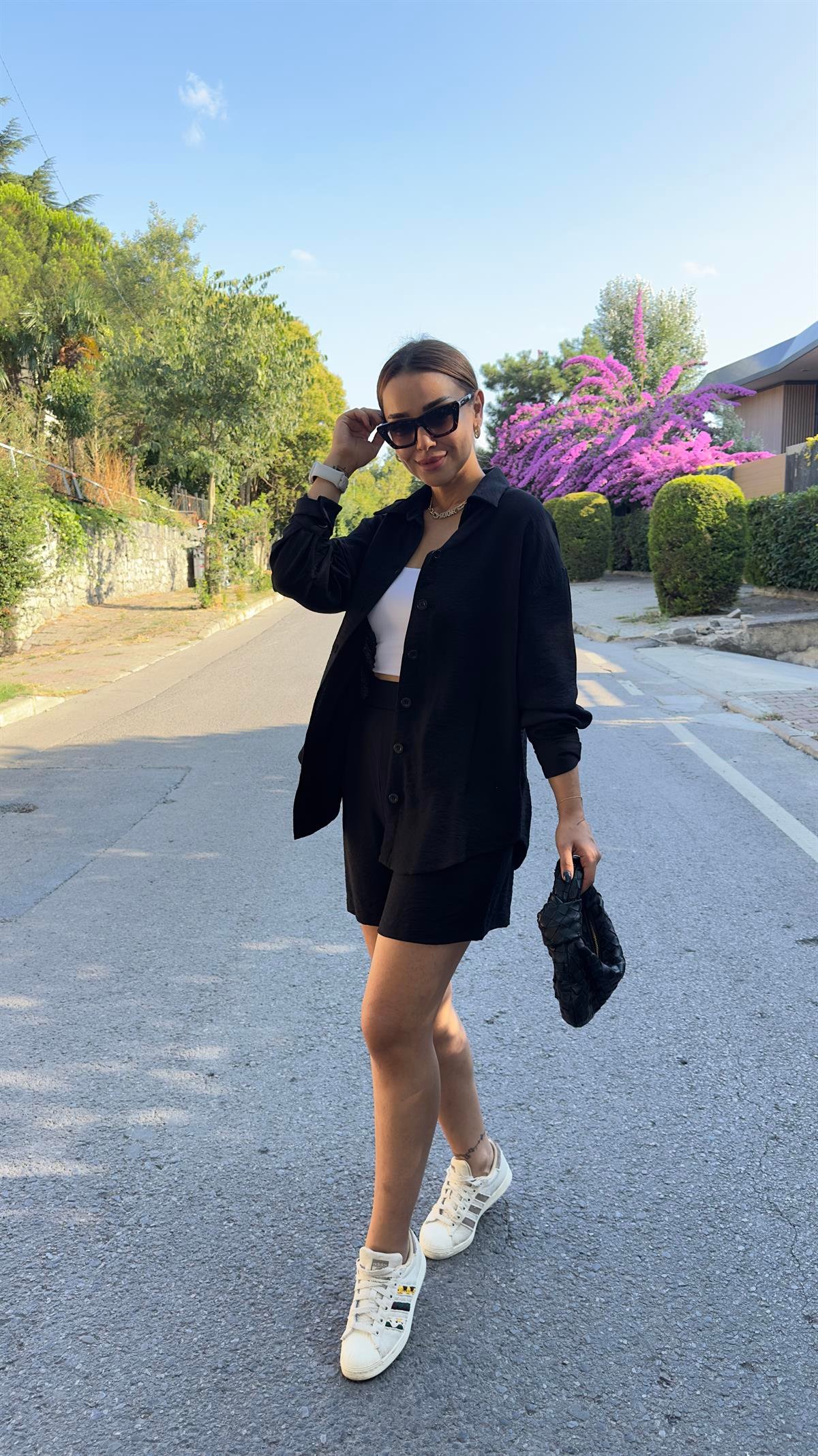 Orijinal Zra Siyah Şortlu Takım