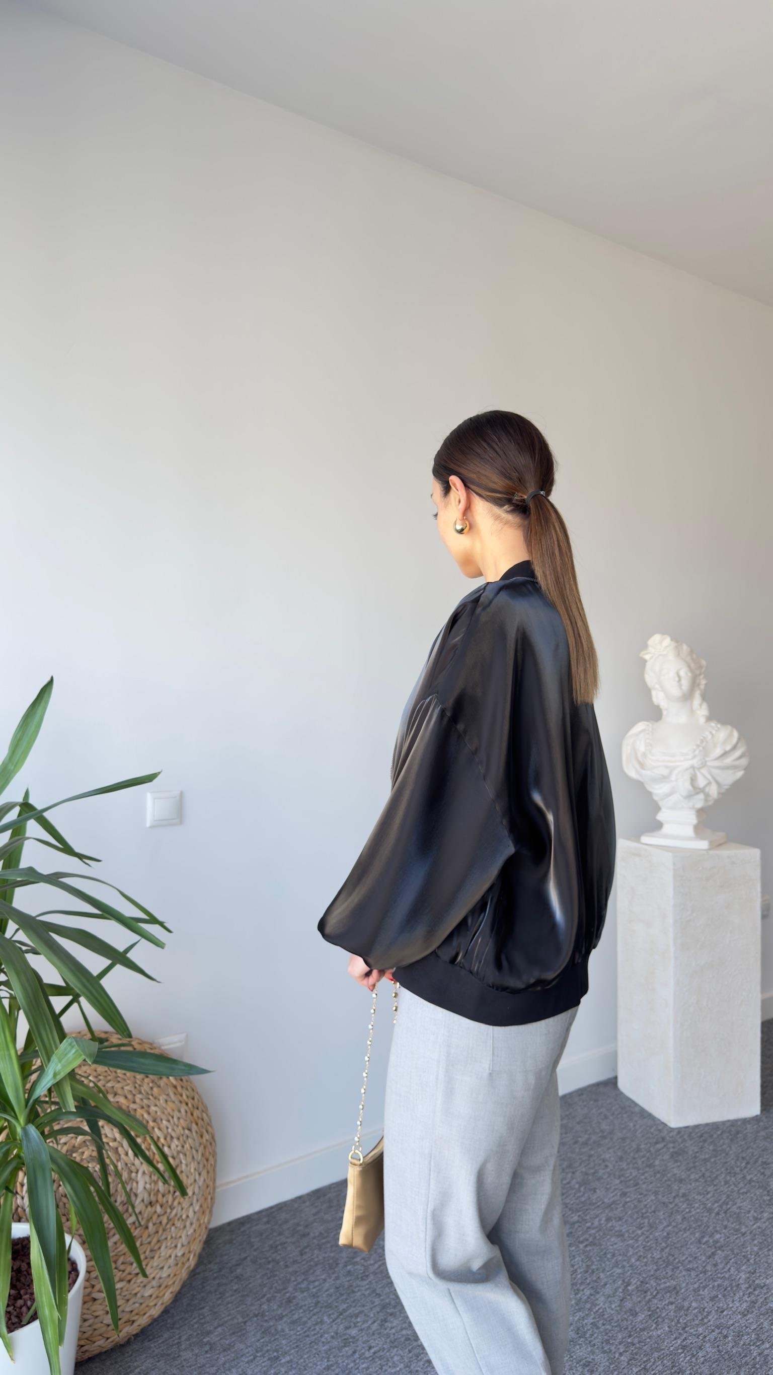 Tws Model Organze Siyah Ceket