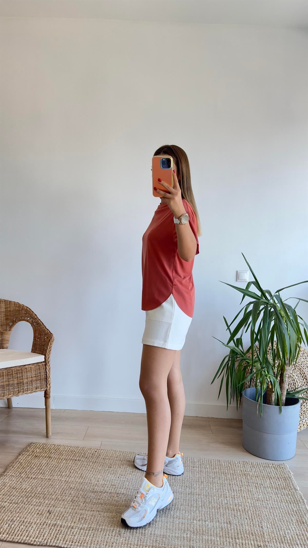 Kiremit Oys Lazer Kesim Tshirt
