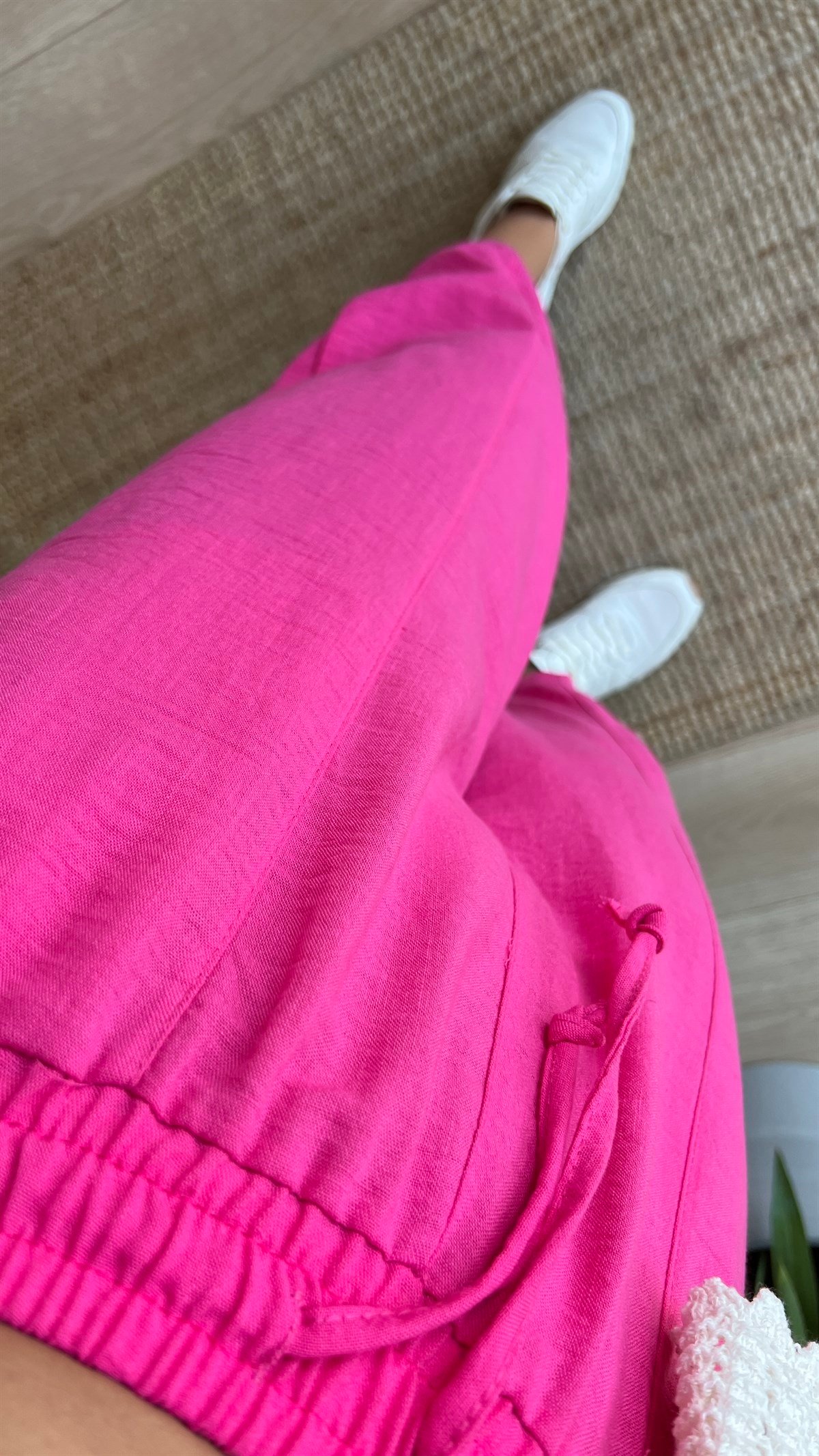 Pembe Şalvar Pantolon