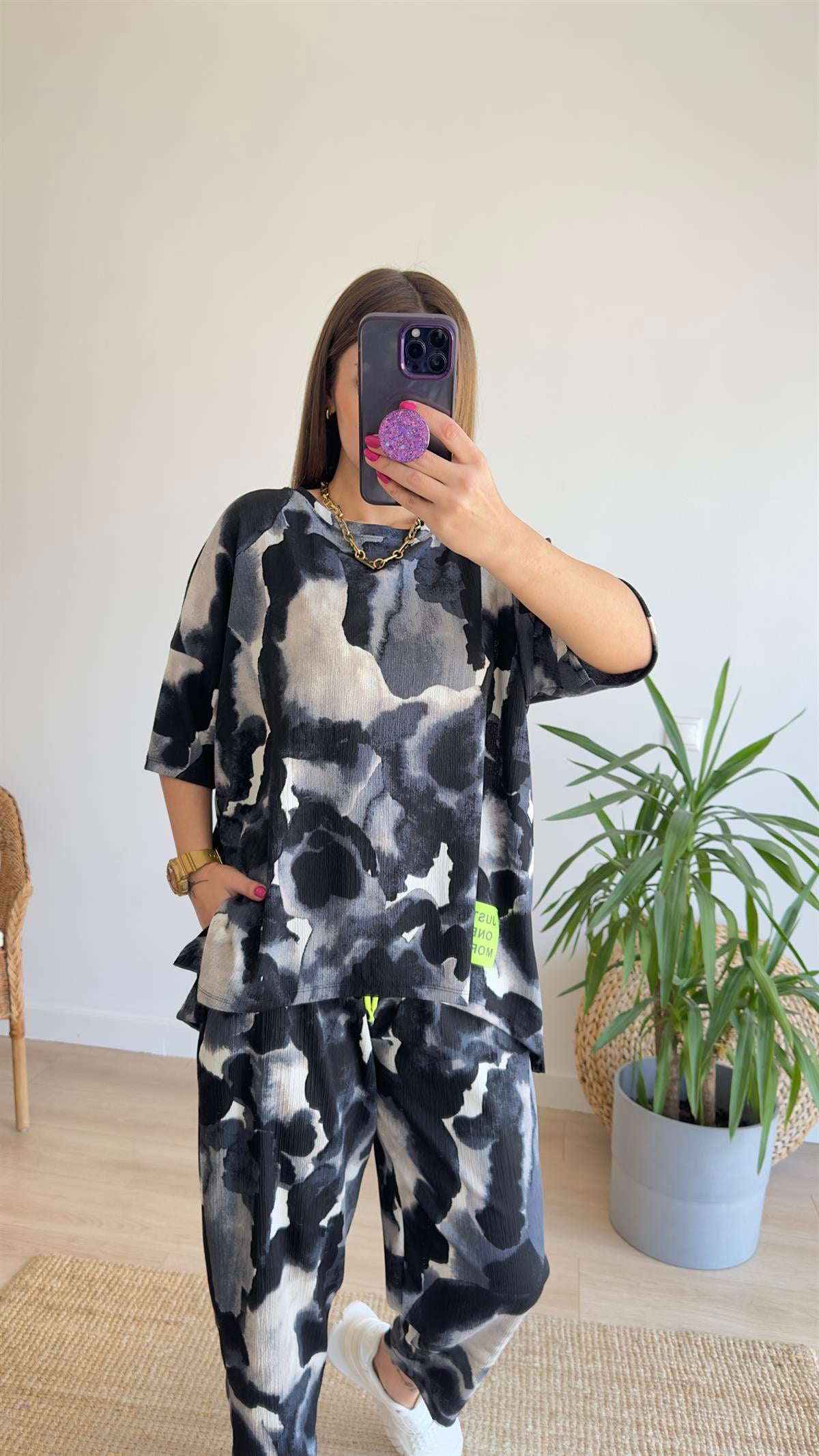 Batik Desen Armalı Salaş Takım