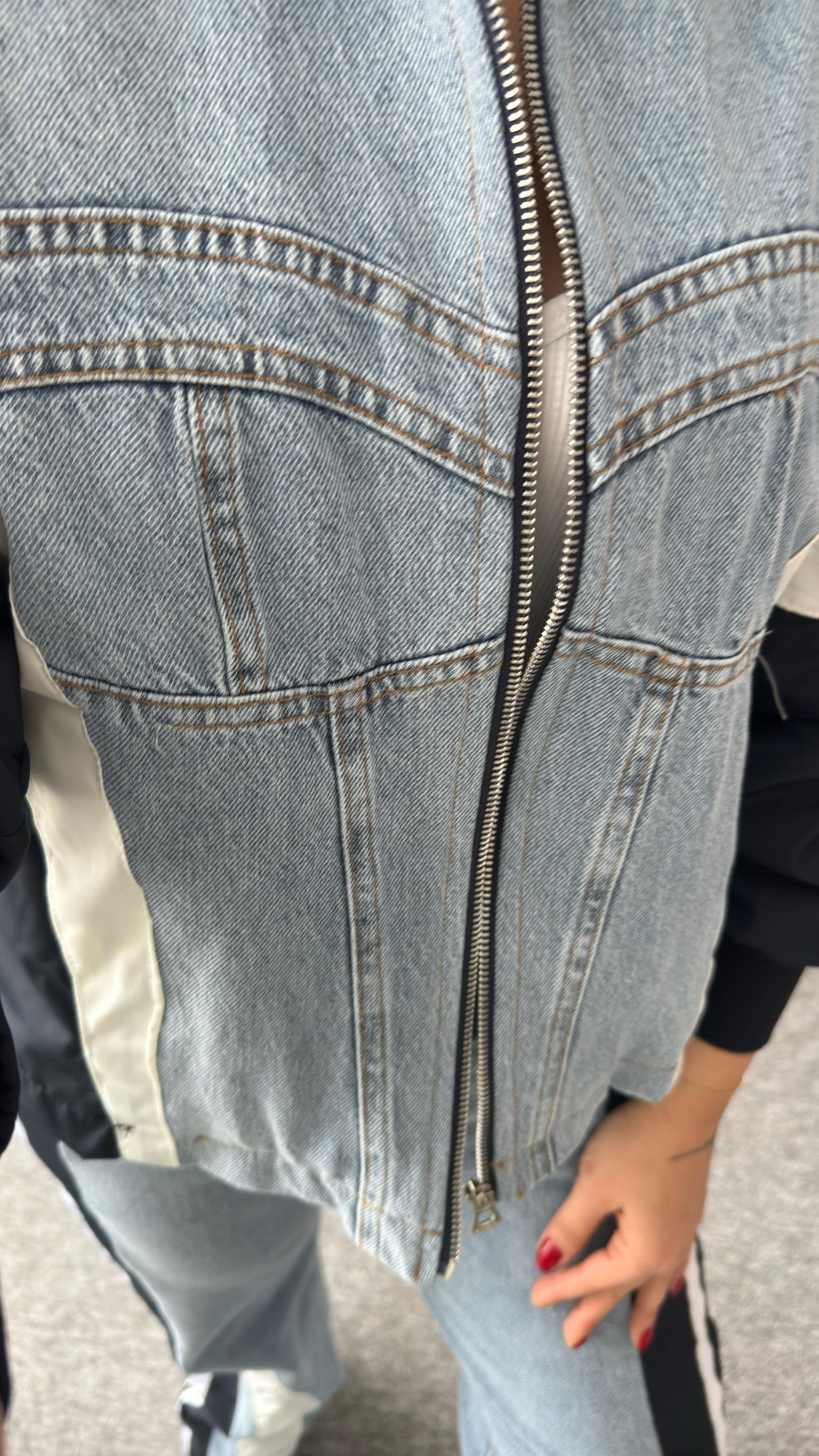 Setu Lacivert Paraşüt Detaylı Jean Takım