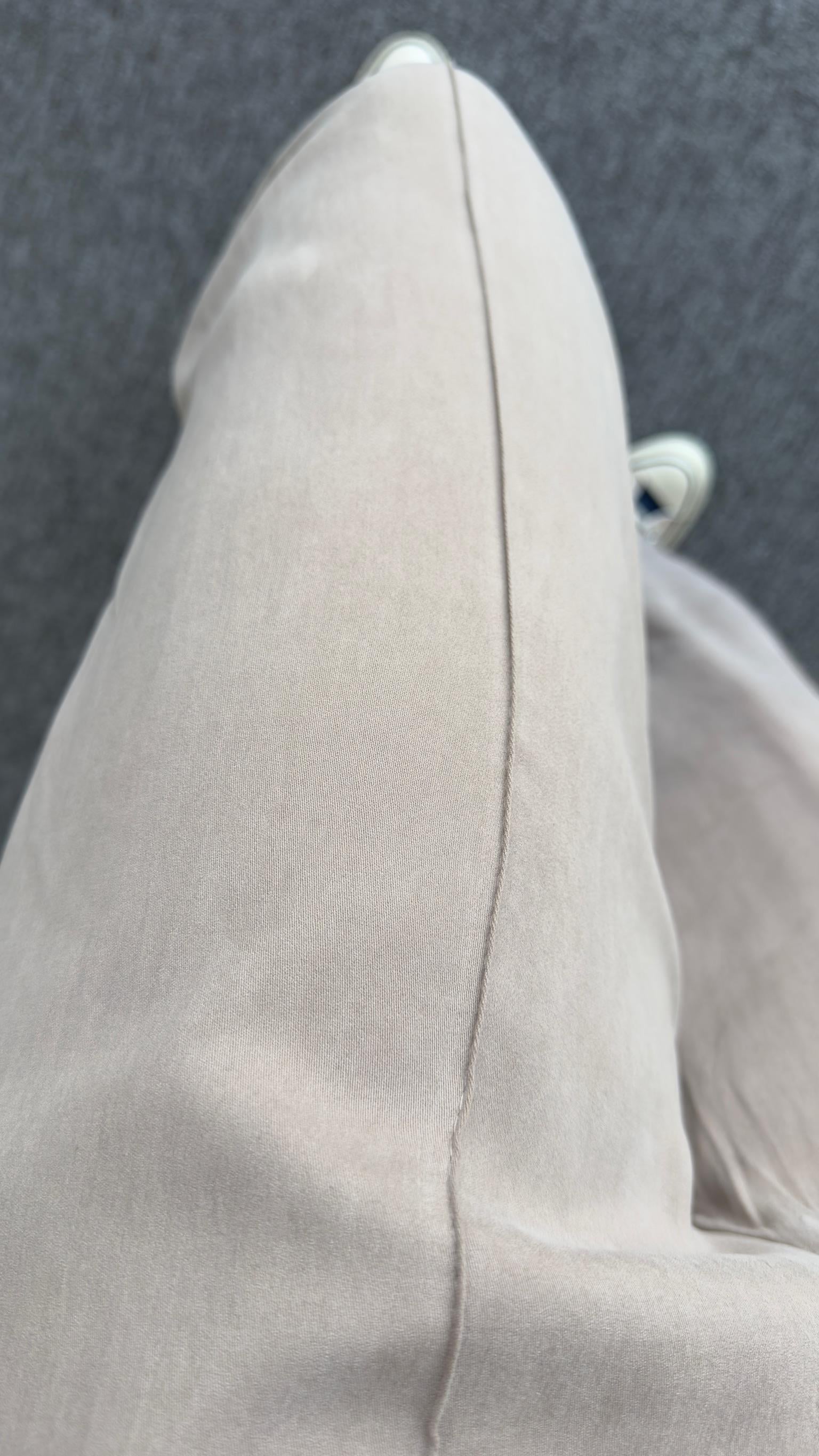 Orj Marka Yıkamalı Bej Tensel Pantolon