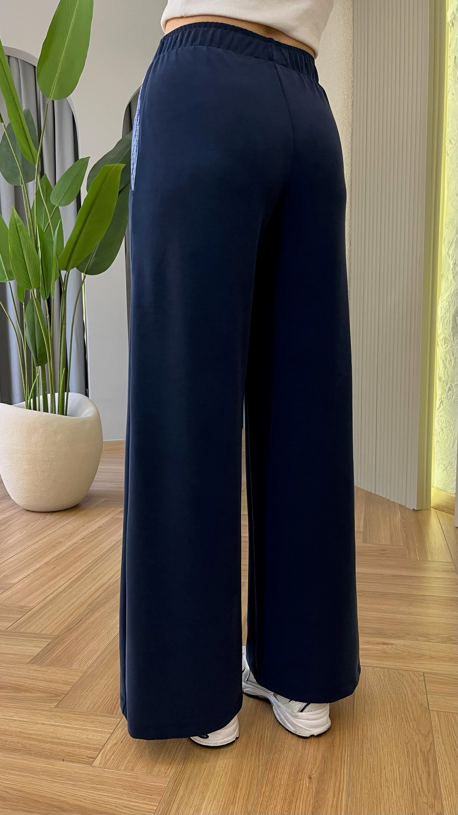 Lacivert Slage Premium Gömlek Pantolon Takım