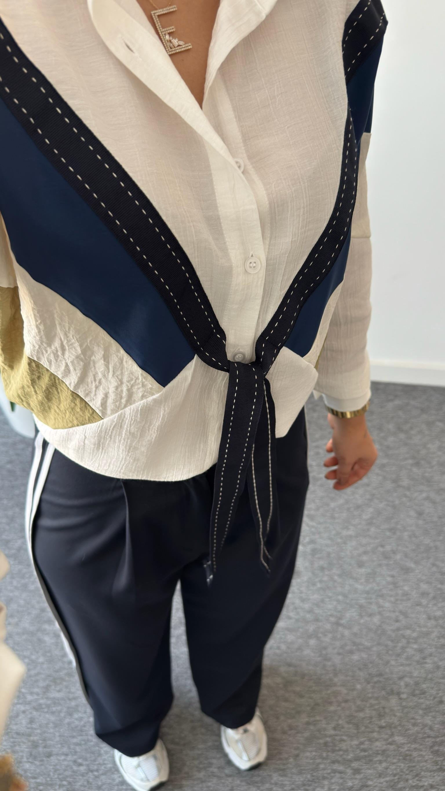 Grogenli Tensel Mix Gömlek