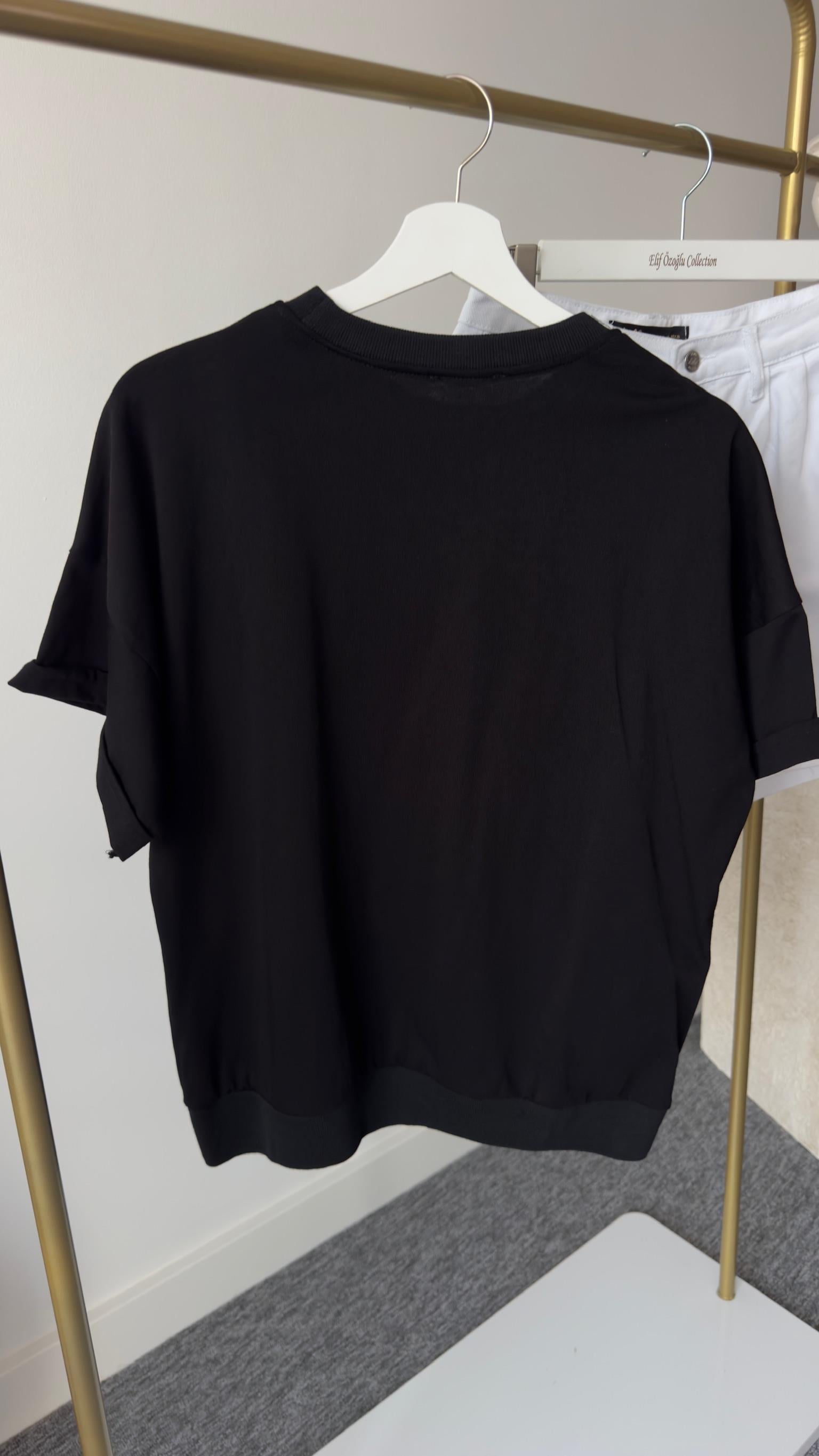 Kot Garni Siyah Tshirt