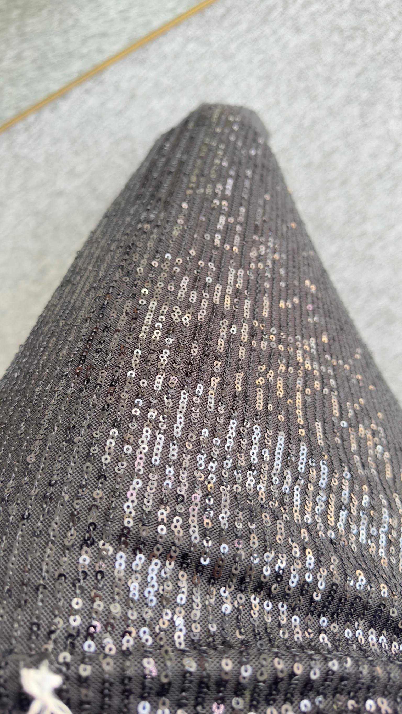 Kot Garnili Payetli Uzun Etek