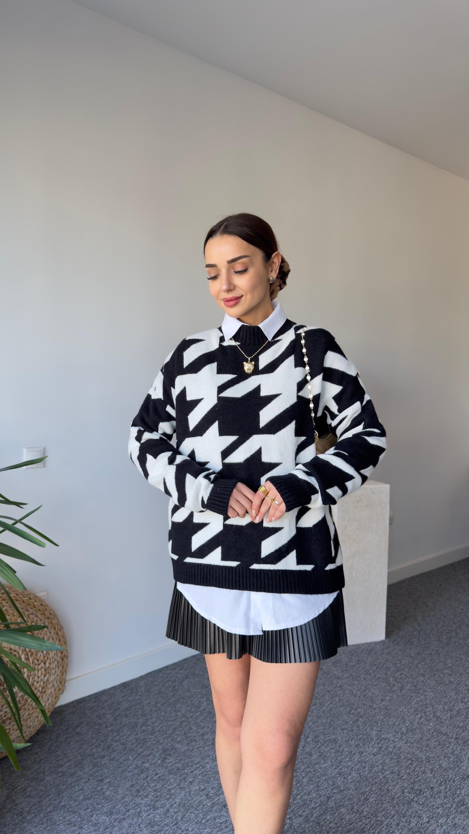 Mirna Kazayağı Desen Kazak