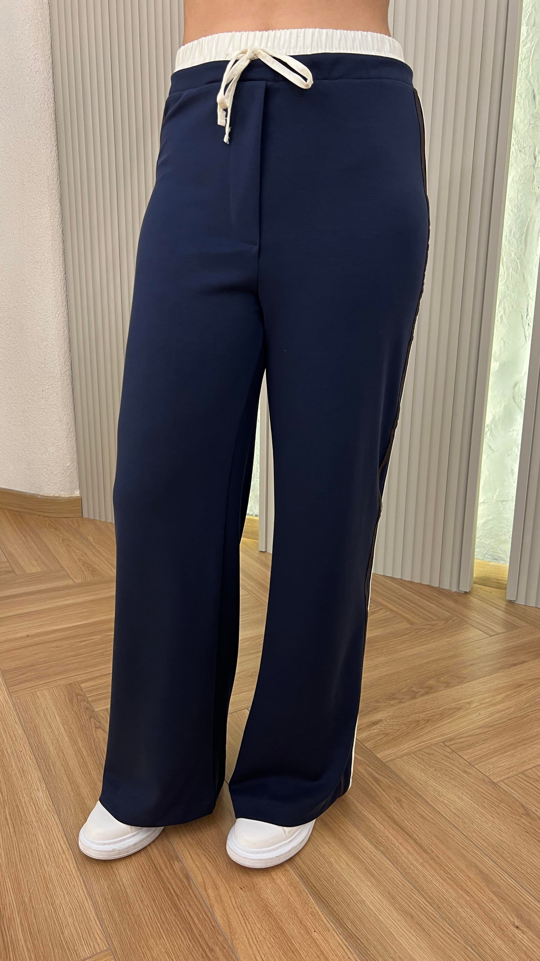 Lacivert Harlem Push Up Etkili Likralı Jean