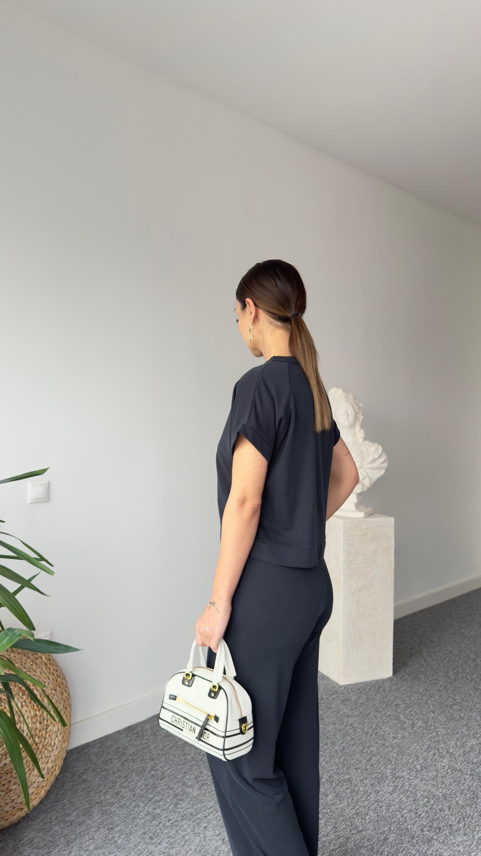 T Kol Oysho Antrasit Eşofman Takımı