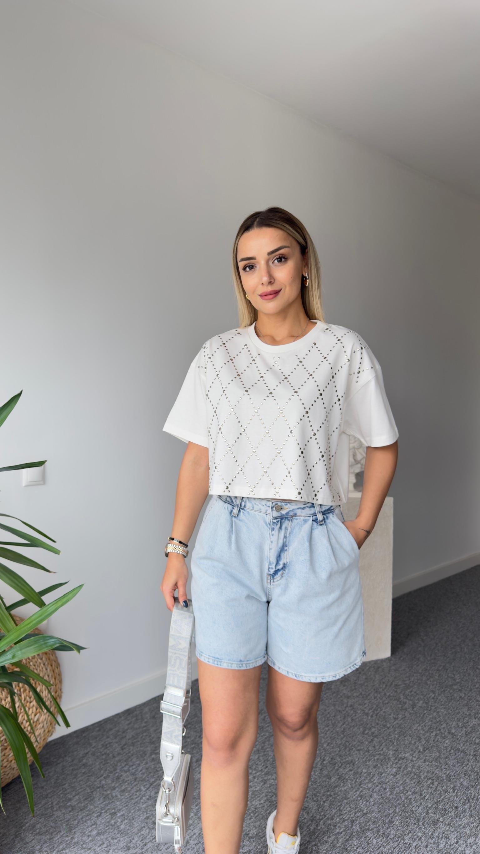 Perche Zımba Detaylı Tshirt