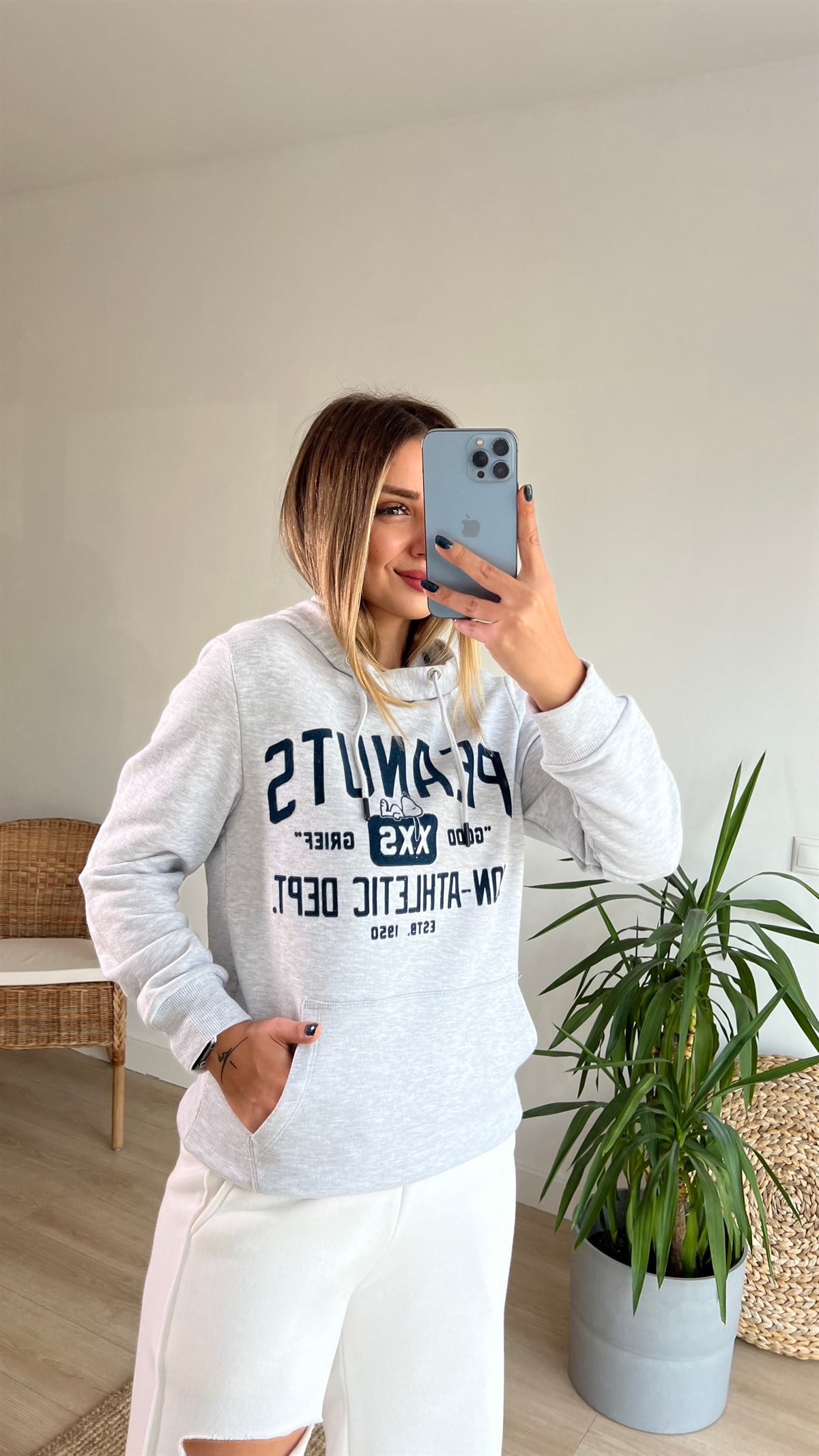 Orijinal Marka Snoopy Baskı Sweat