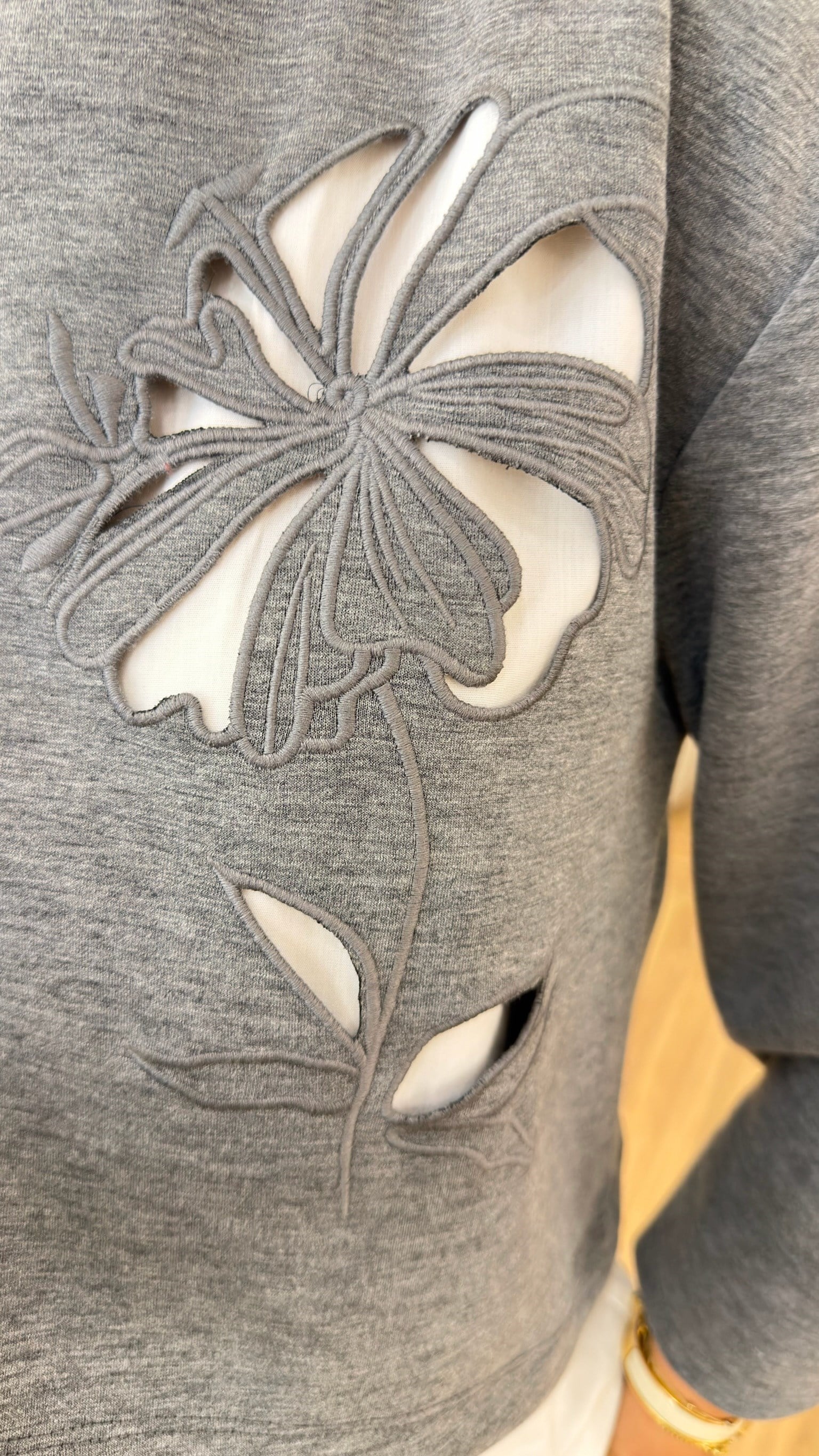 Gri Linas Orj Model Çift Parça Sweatshirt
