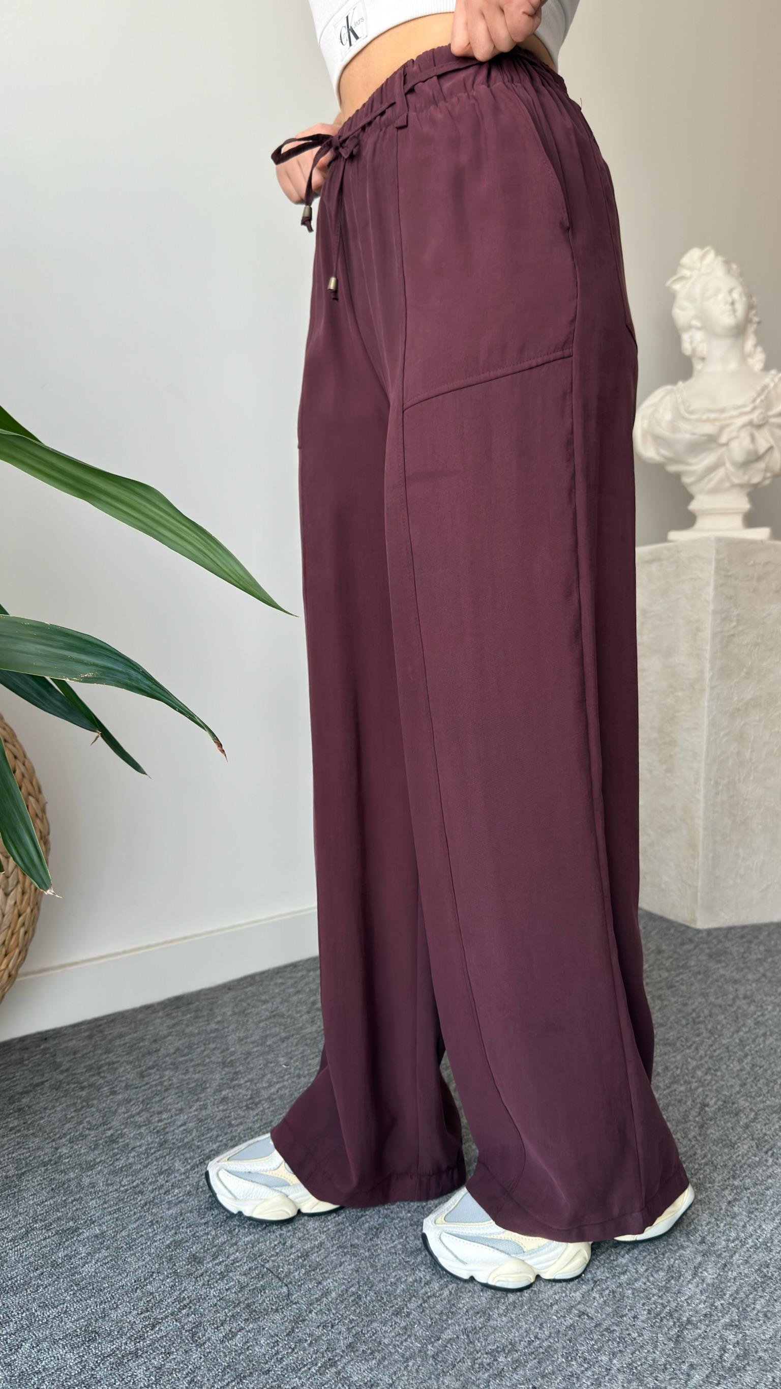 Bordo Gianni Tensel Pantolon