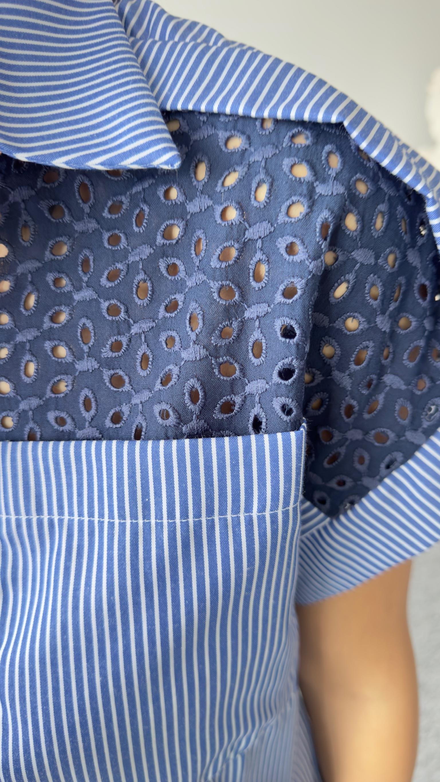 Nuse Fisto Detaylı Lacivert Gömlek