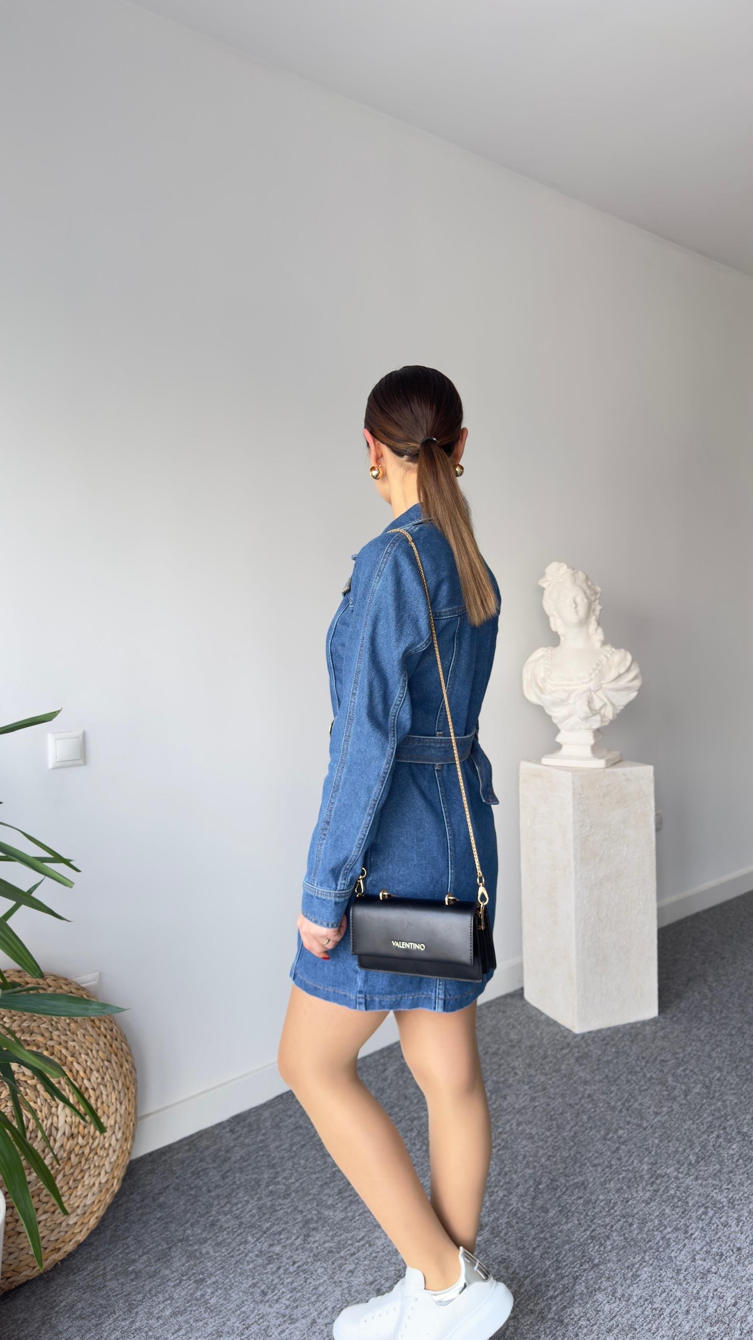 Reus Marka Model Kemerli Jean Elbise 