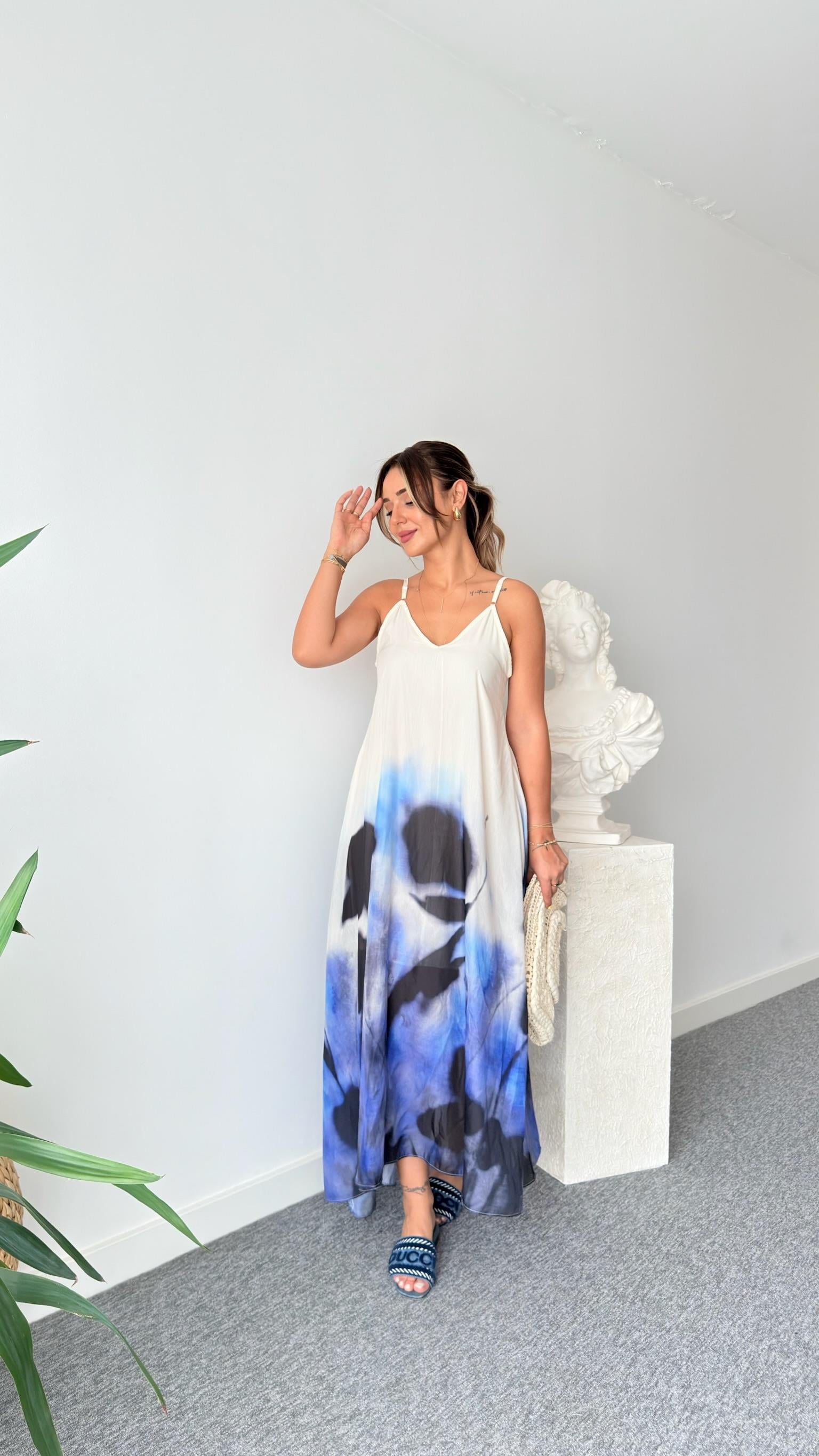 Esila Zra Model Askılı Vual Elbise 