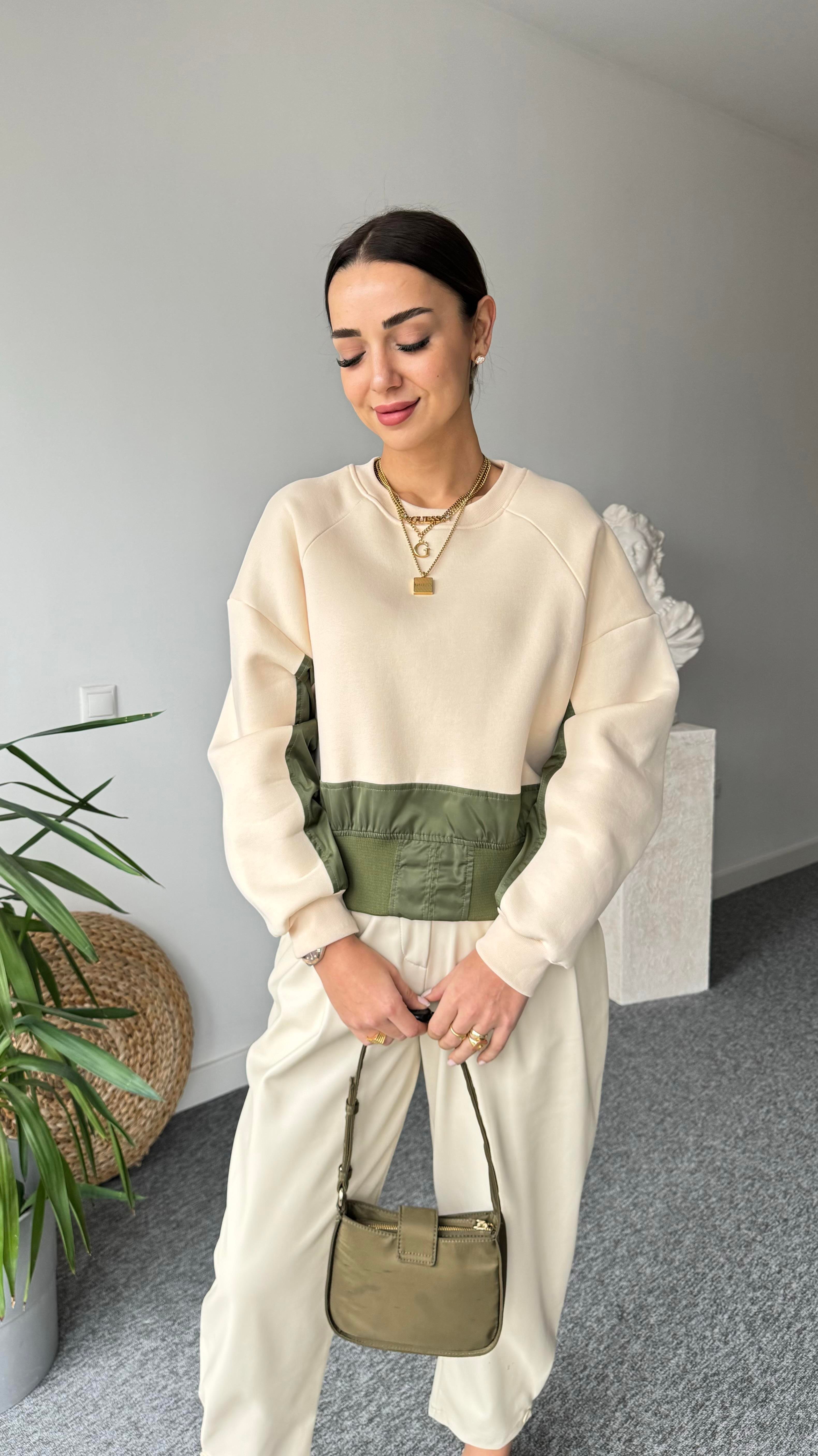 Tw Model Garnili Bej Sweat