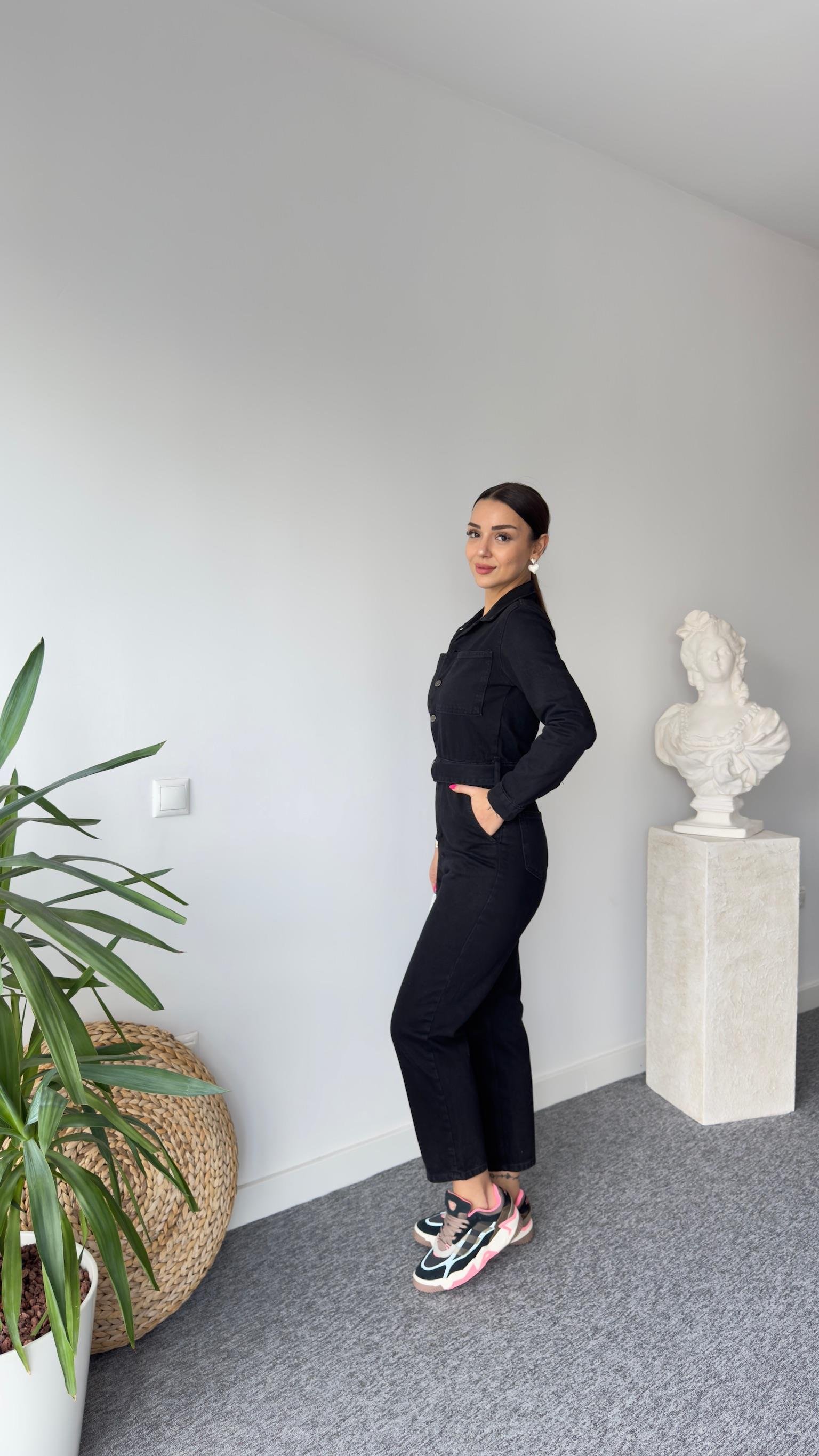 Füme Uzun Kol Kemerli Kot Tulum