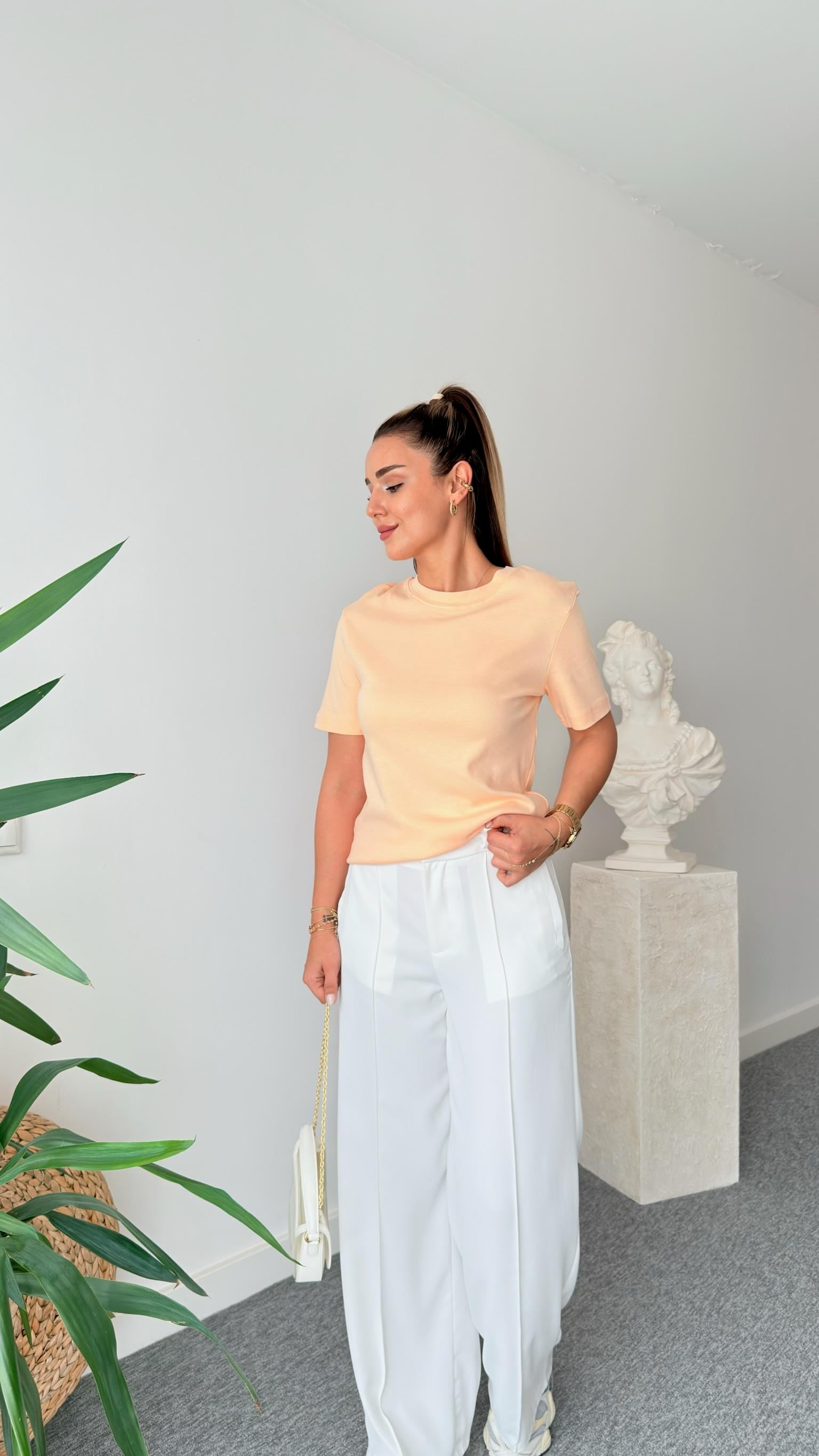 Somon Falmo Bisiklet Yaka Massi Tshirt