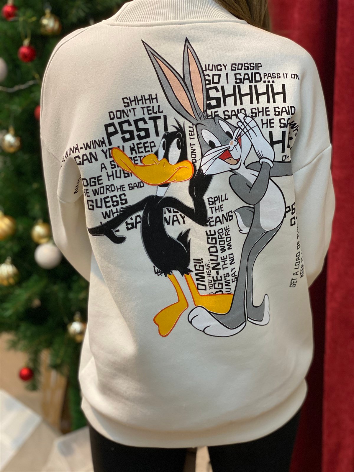 Bugs Bunny Baskılı Sweatshirt