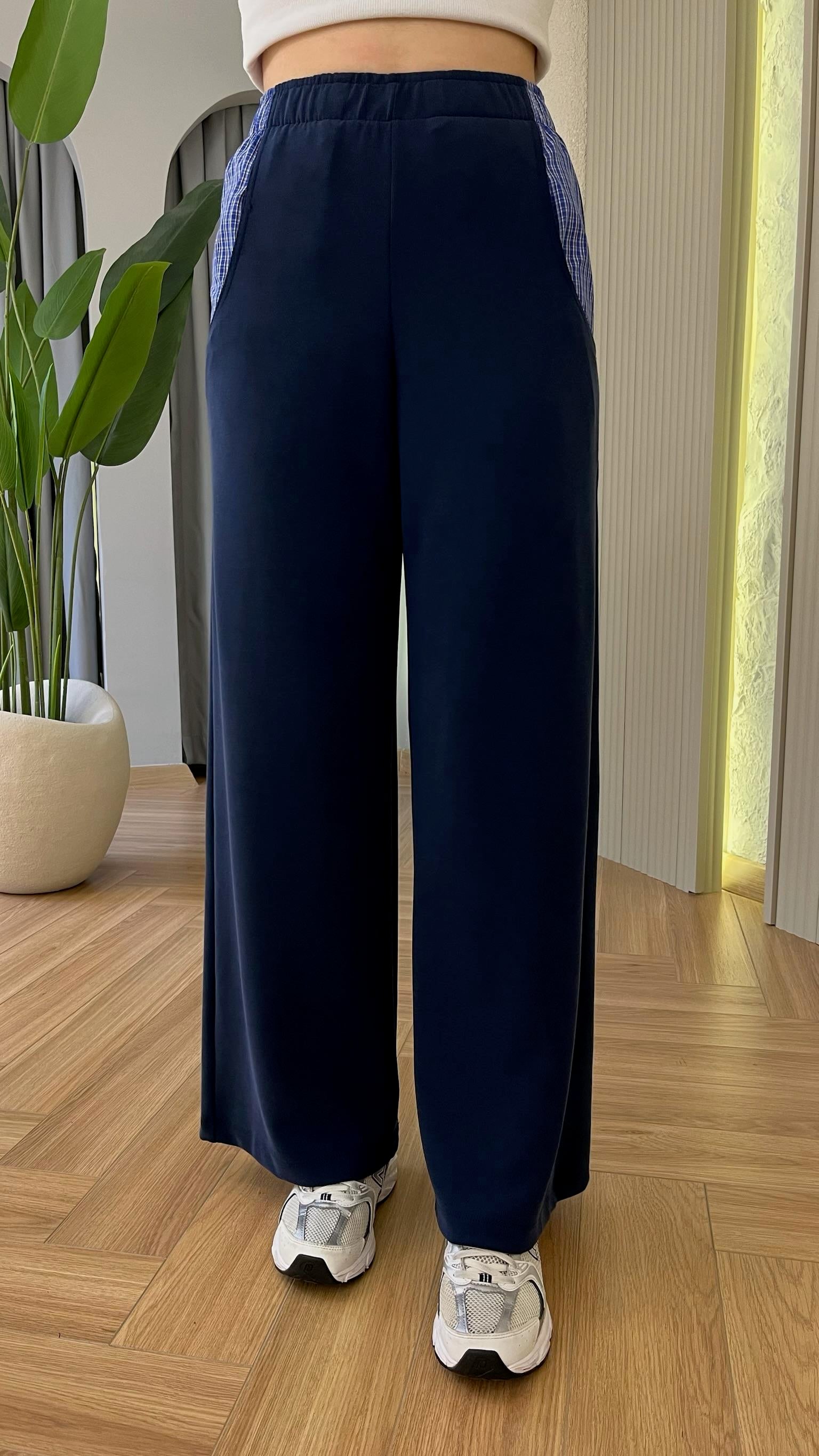 Lacivert Slage Premium Gömlek Pantolon Takım