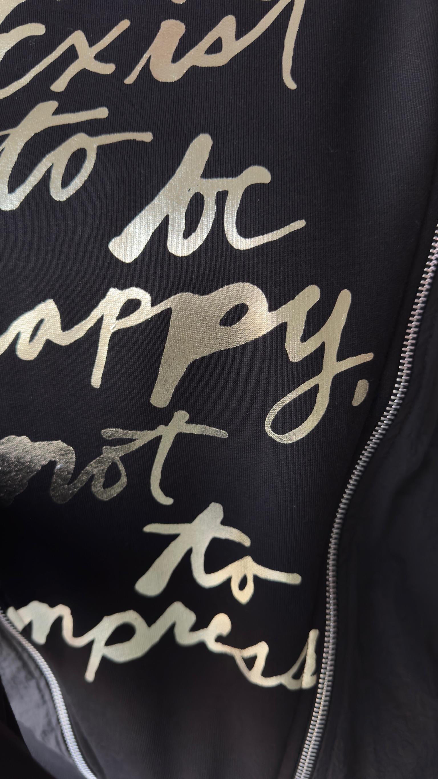 Elias Yazı Ve Fermuar Detaylı Sweatshirt
