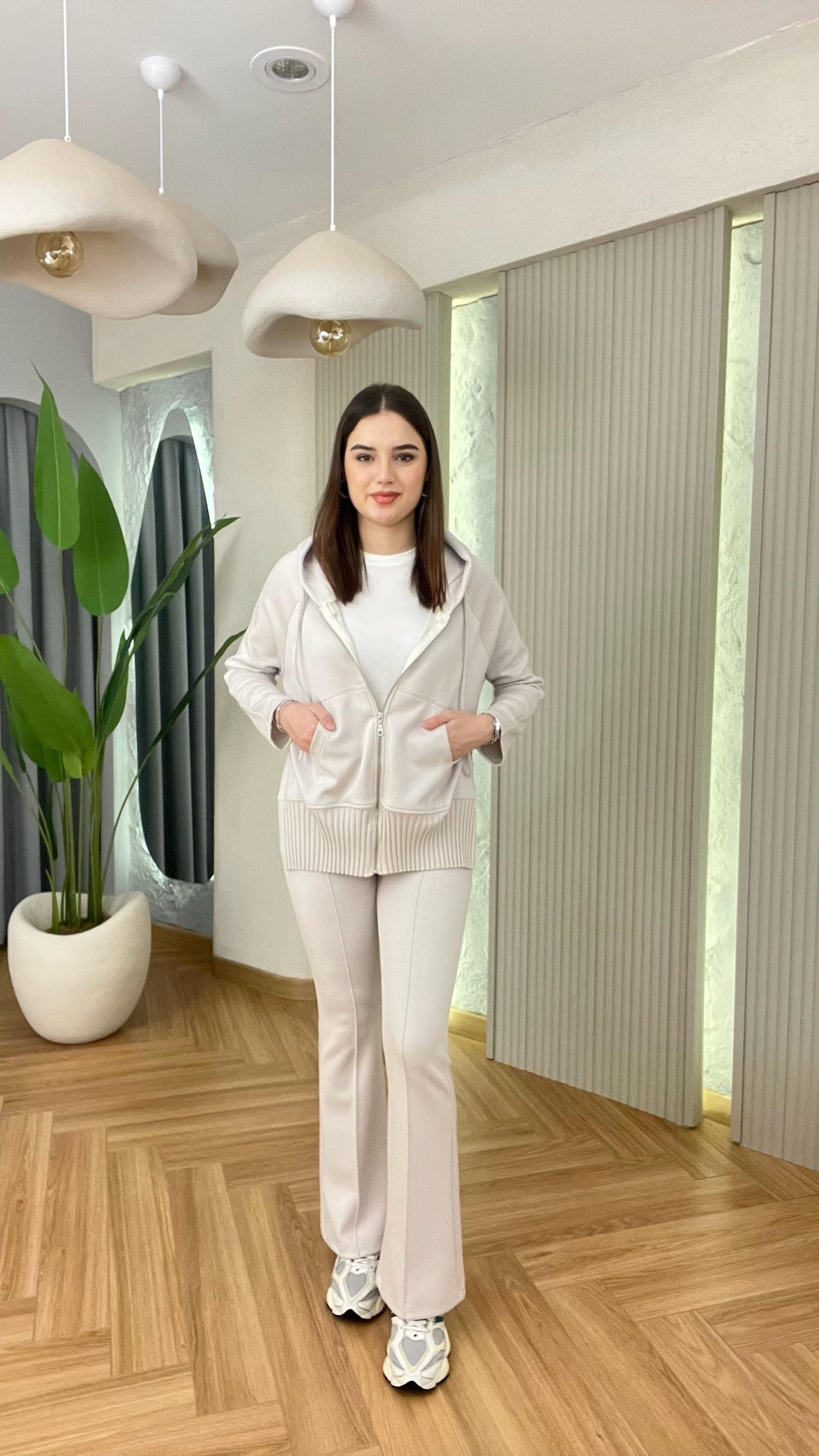 Matze Lastikli Sweat Pantolon Modal Takım