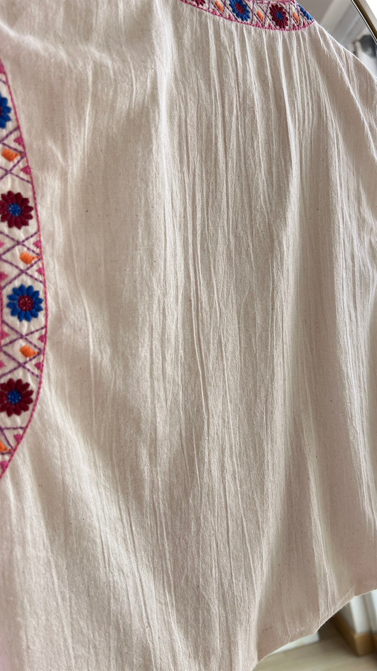 Zara Model Nakışlı Keten Yelek