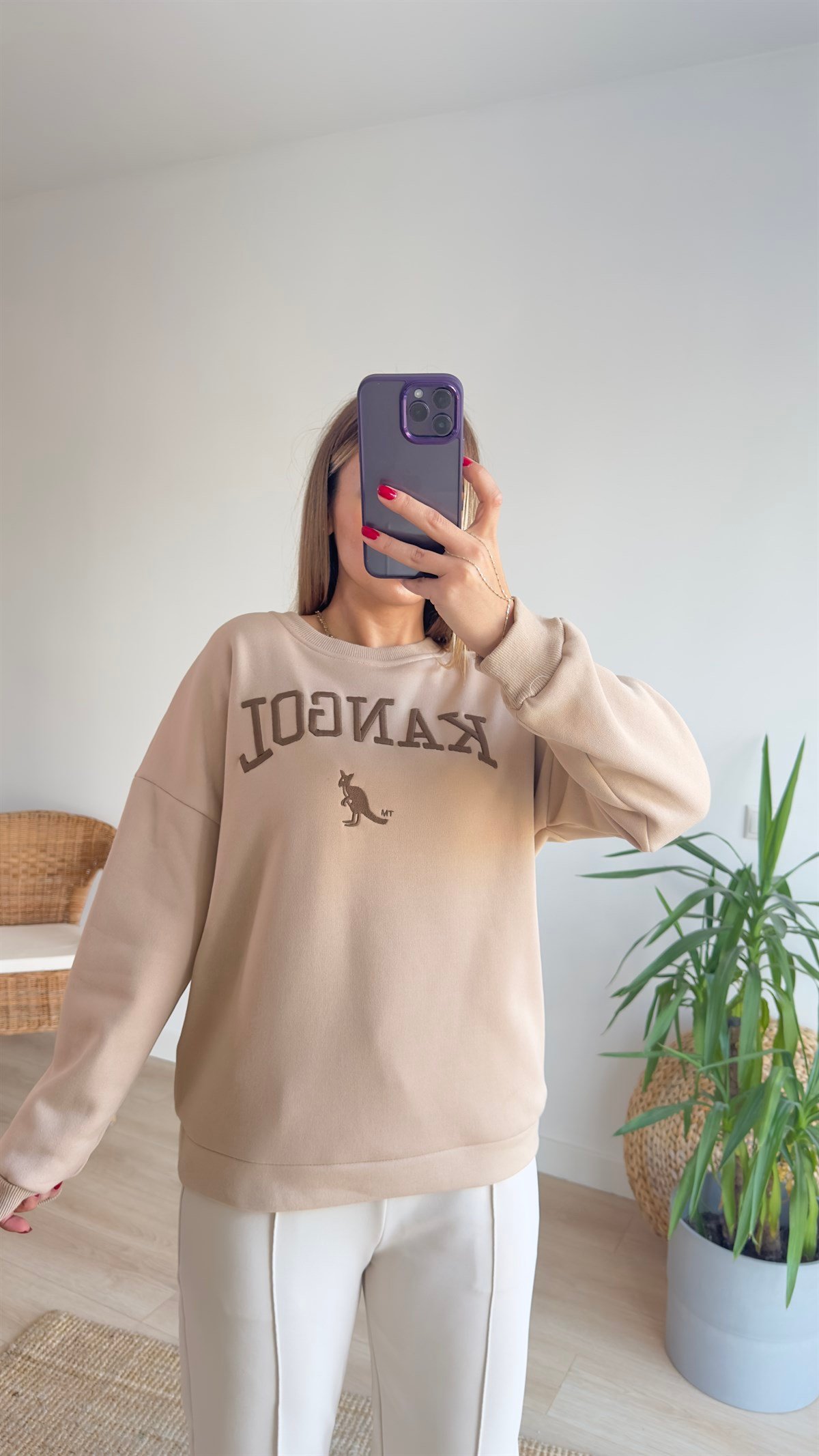Kangol Bej Sweat