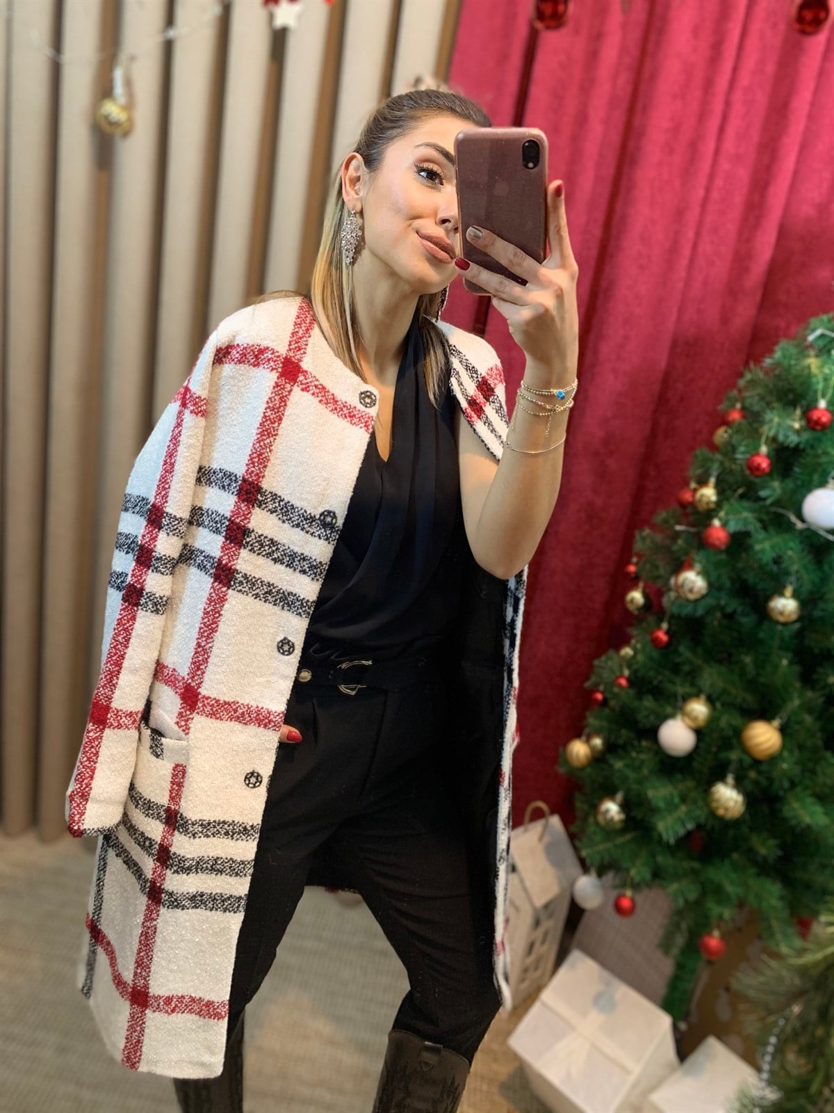 Astarlı Çizgili Kaban