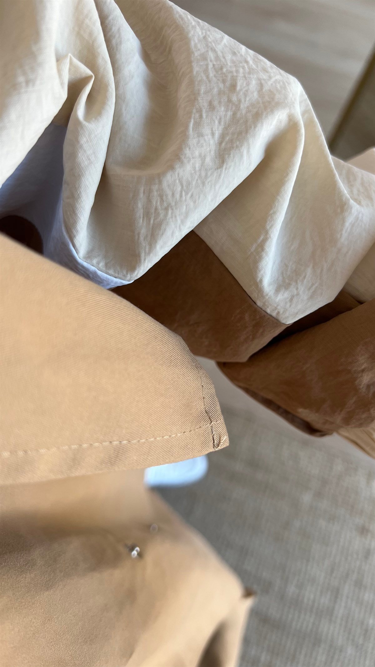 Garnili Camel Tasarım Trenchcoat