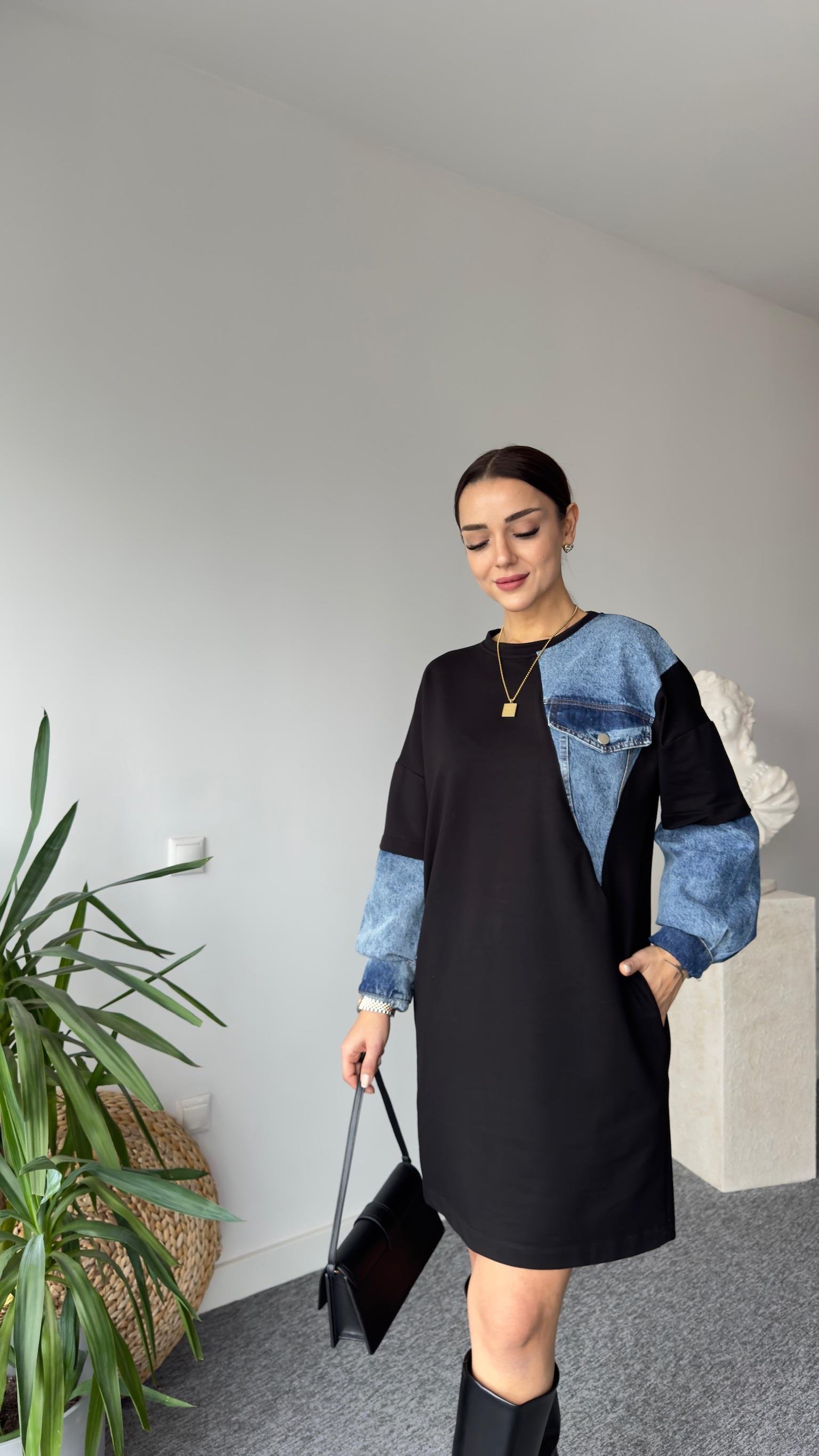 Brodi Kot Detaylı Cepli Sweat Elbise