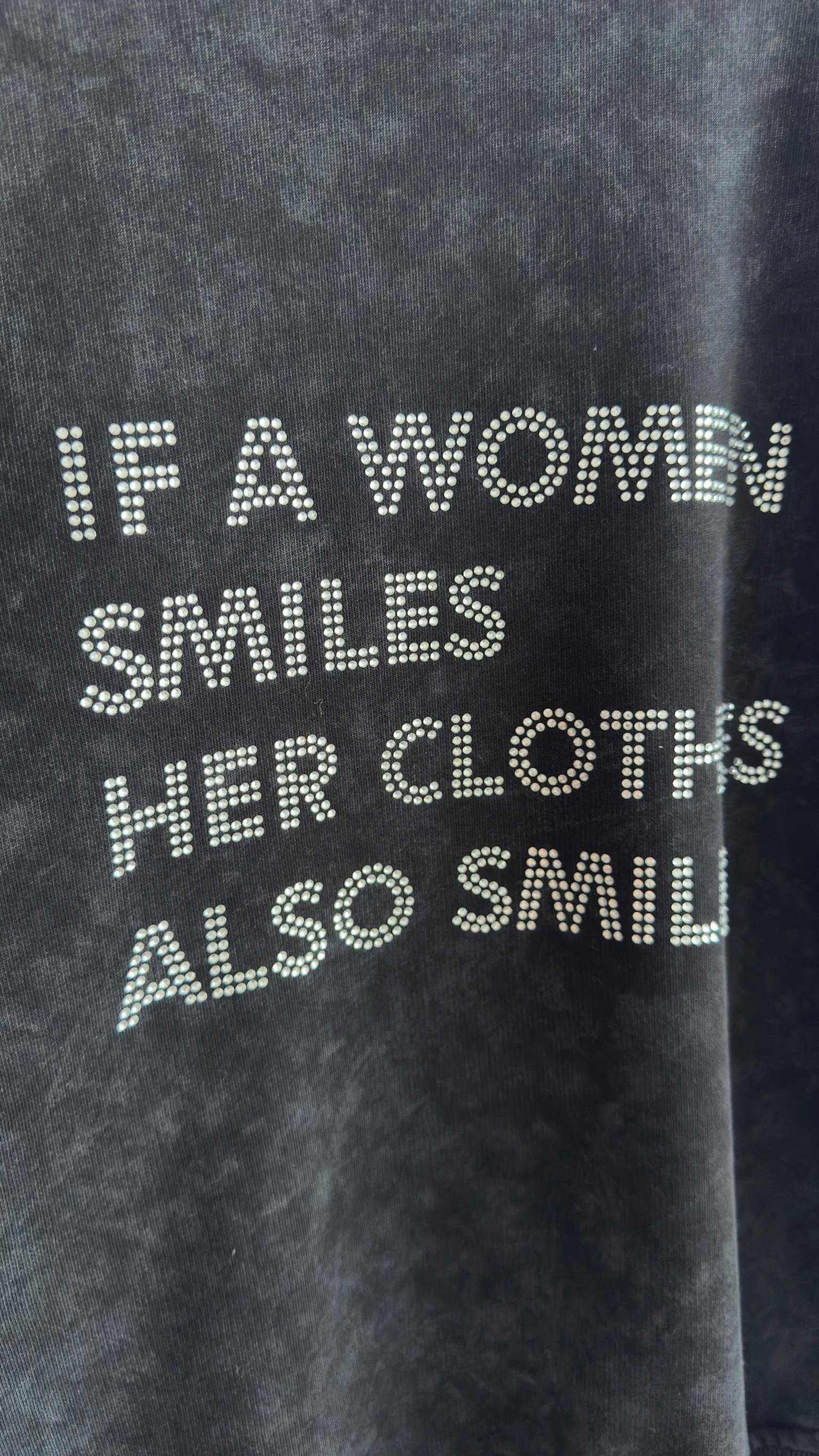 Taş Yazı Detaylı Yıkamalı Antrasit Eşofman Takımı