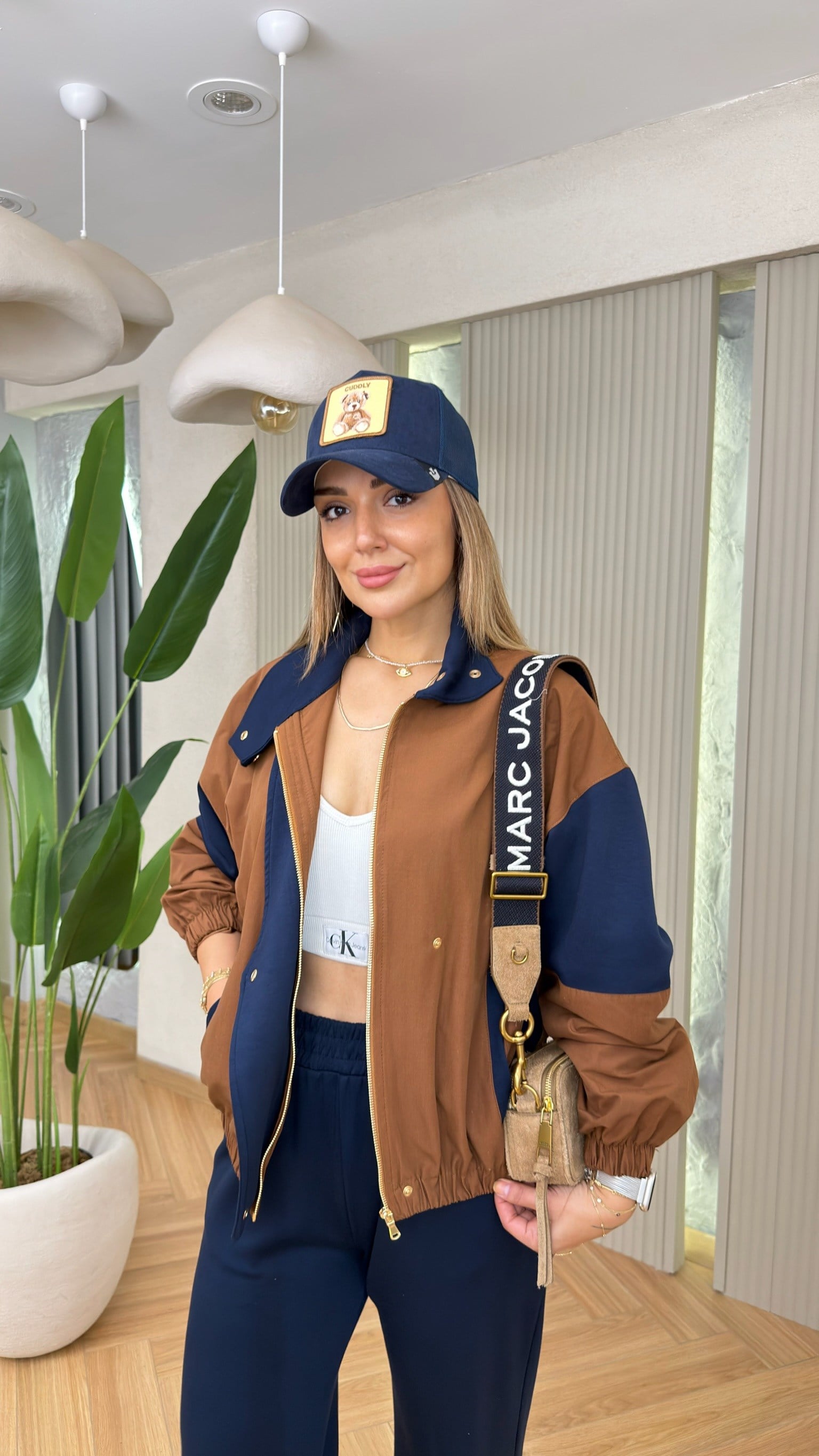 Kahve Lacivert Renk Geçişli Astarlı Ceket Pantolon Takım