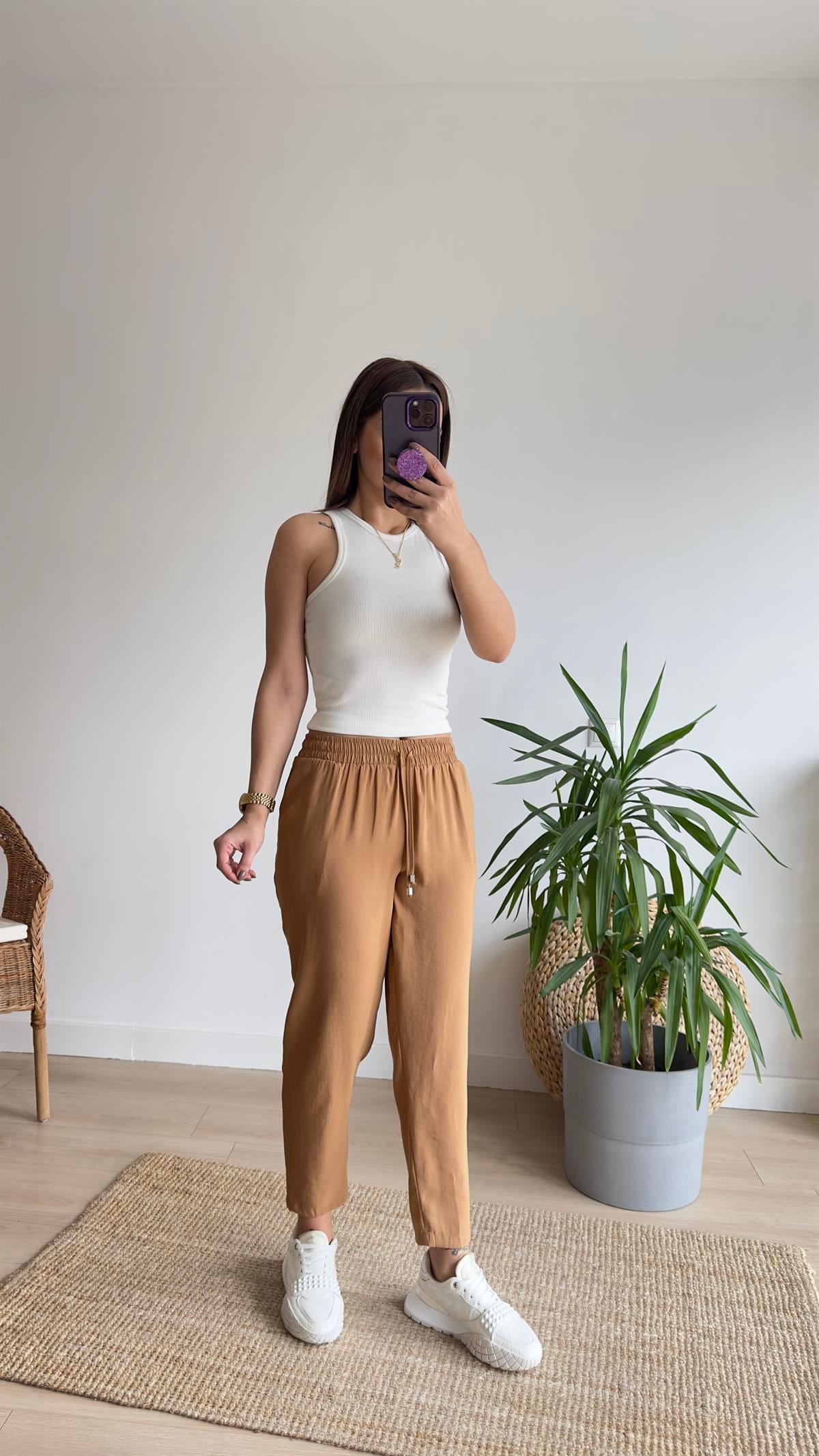 Camel Tensel Pantolon
