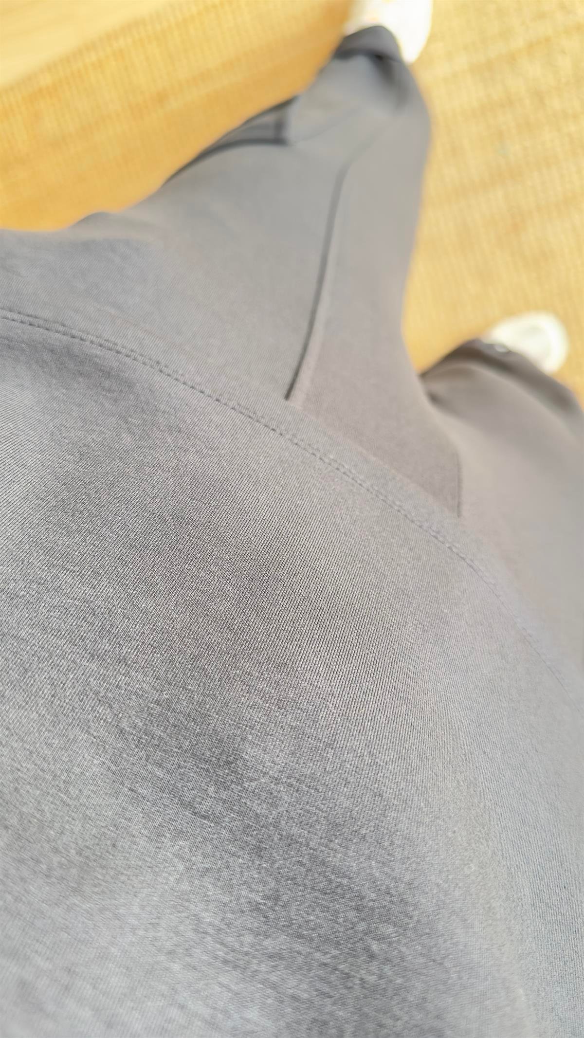Mezza Paça Düğmeli Antrasit Modal Takım