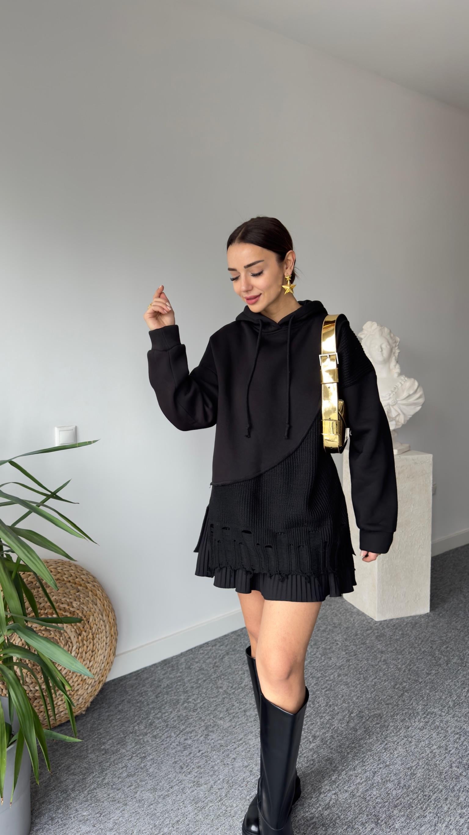 Zra Model Triko Garnili Tasarım Sweat