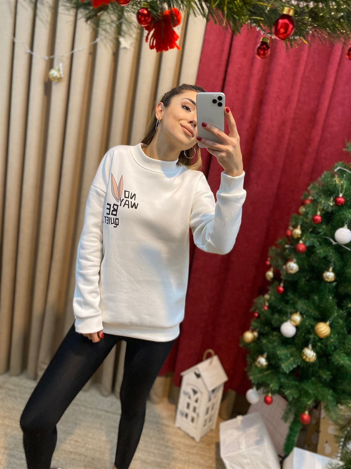 Bugs Bunny Baskılı Sweatshirt