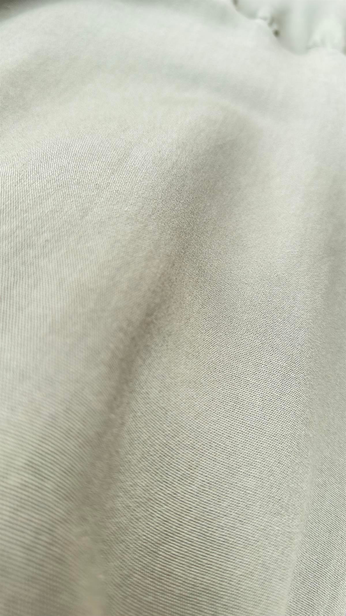Motya Uzun Askılı Haki Keten Elbise