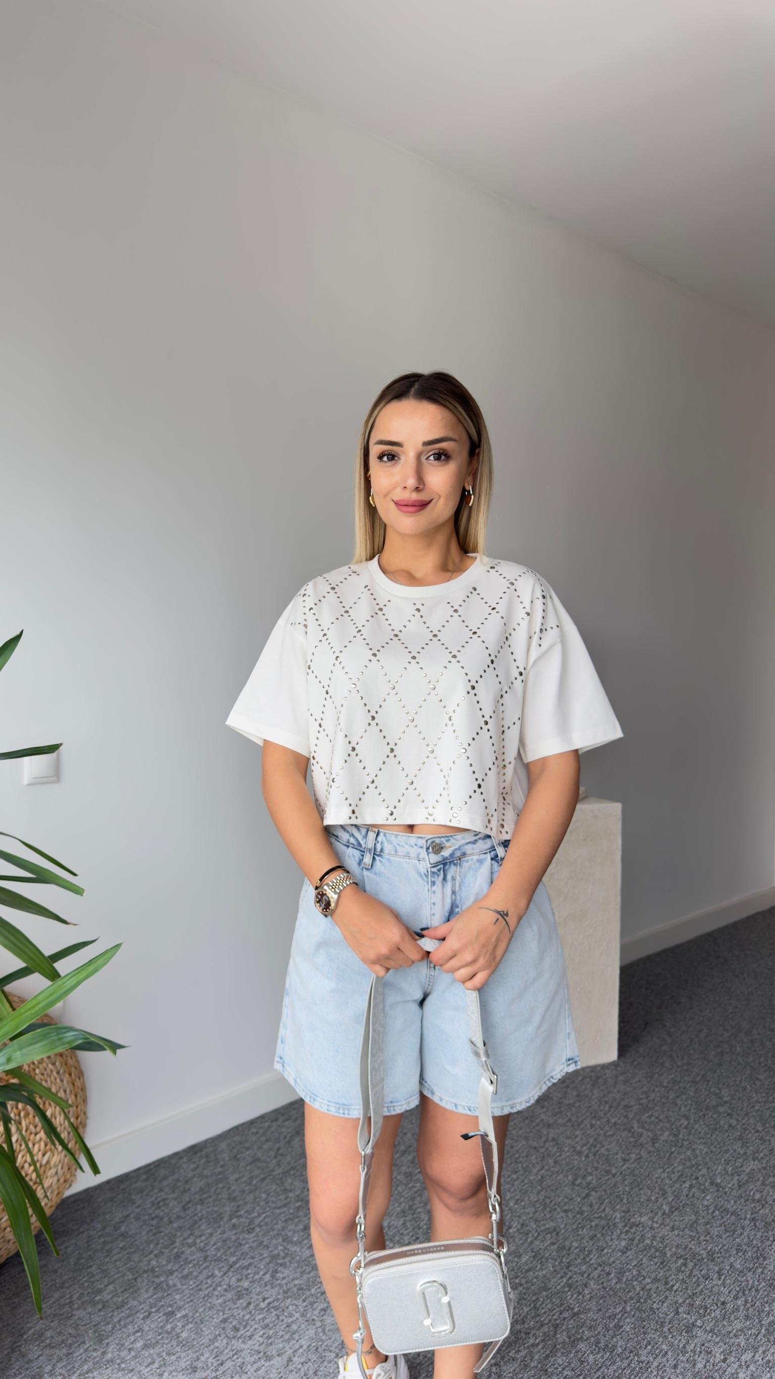 Perche Zımba Detaylı Tshirt
