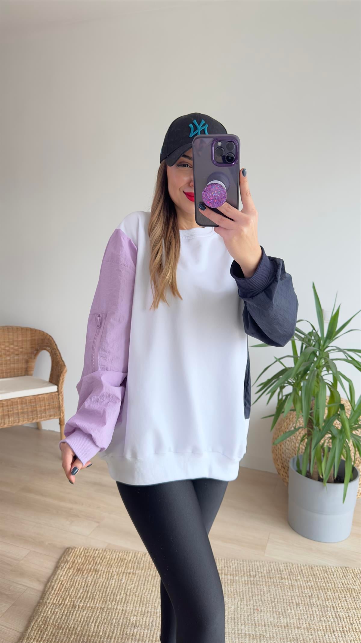 Marka Model Paraşüt Garni Sweat