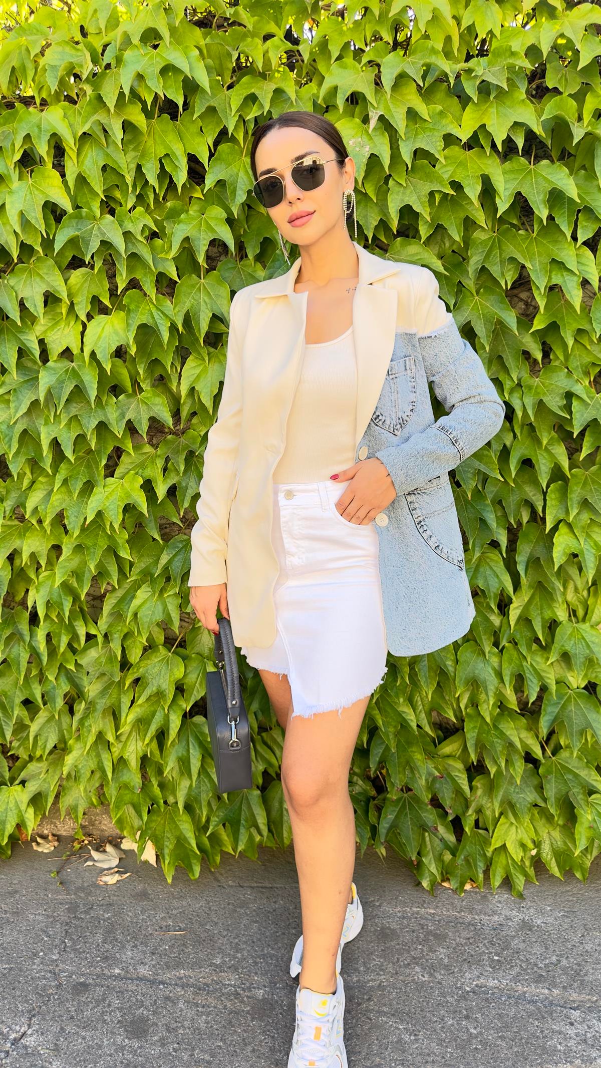 Kot Garnili Tasarım Blazer Ceket